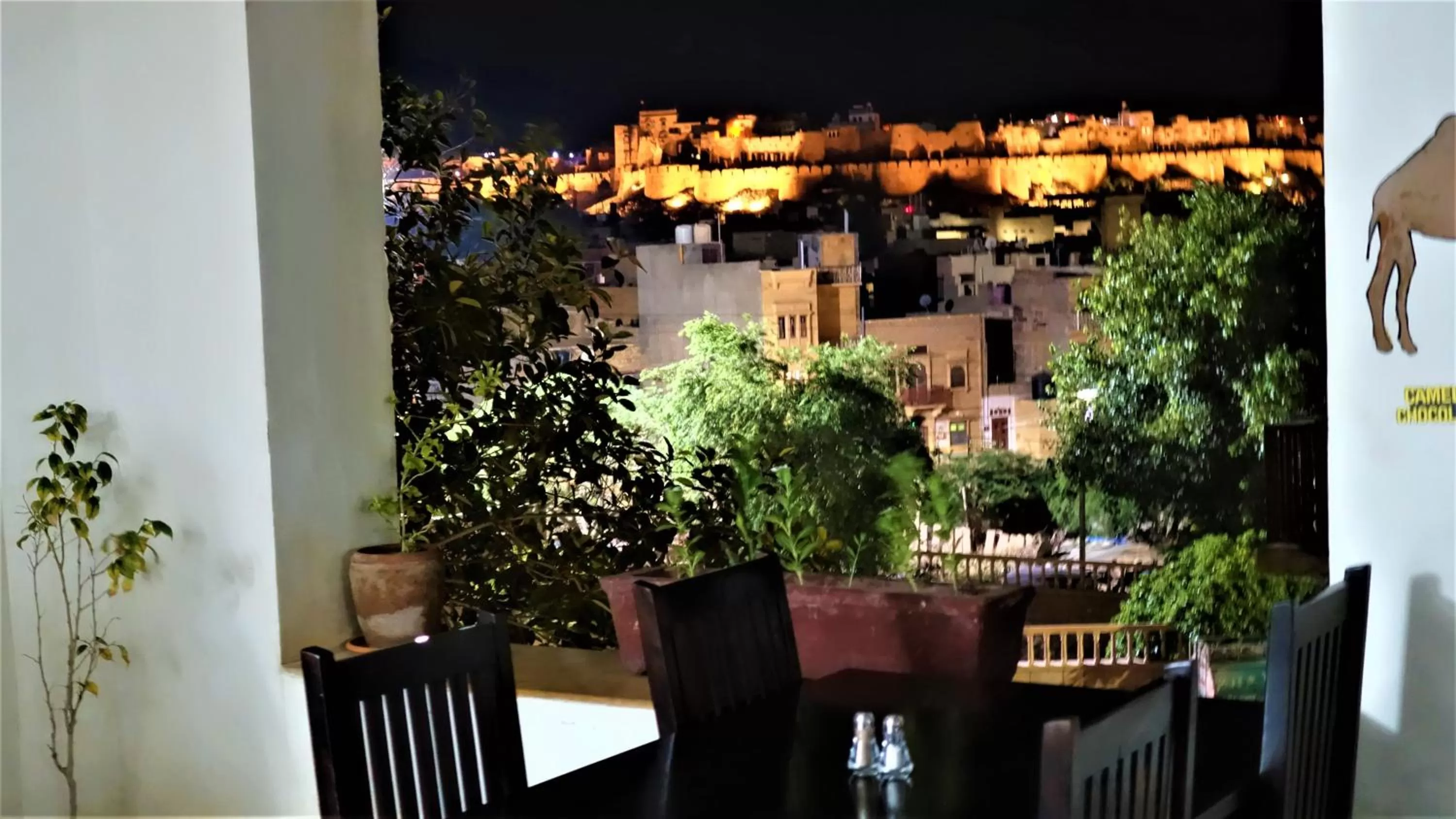 Patio in The Wanderlust Guest House & Safari