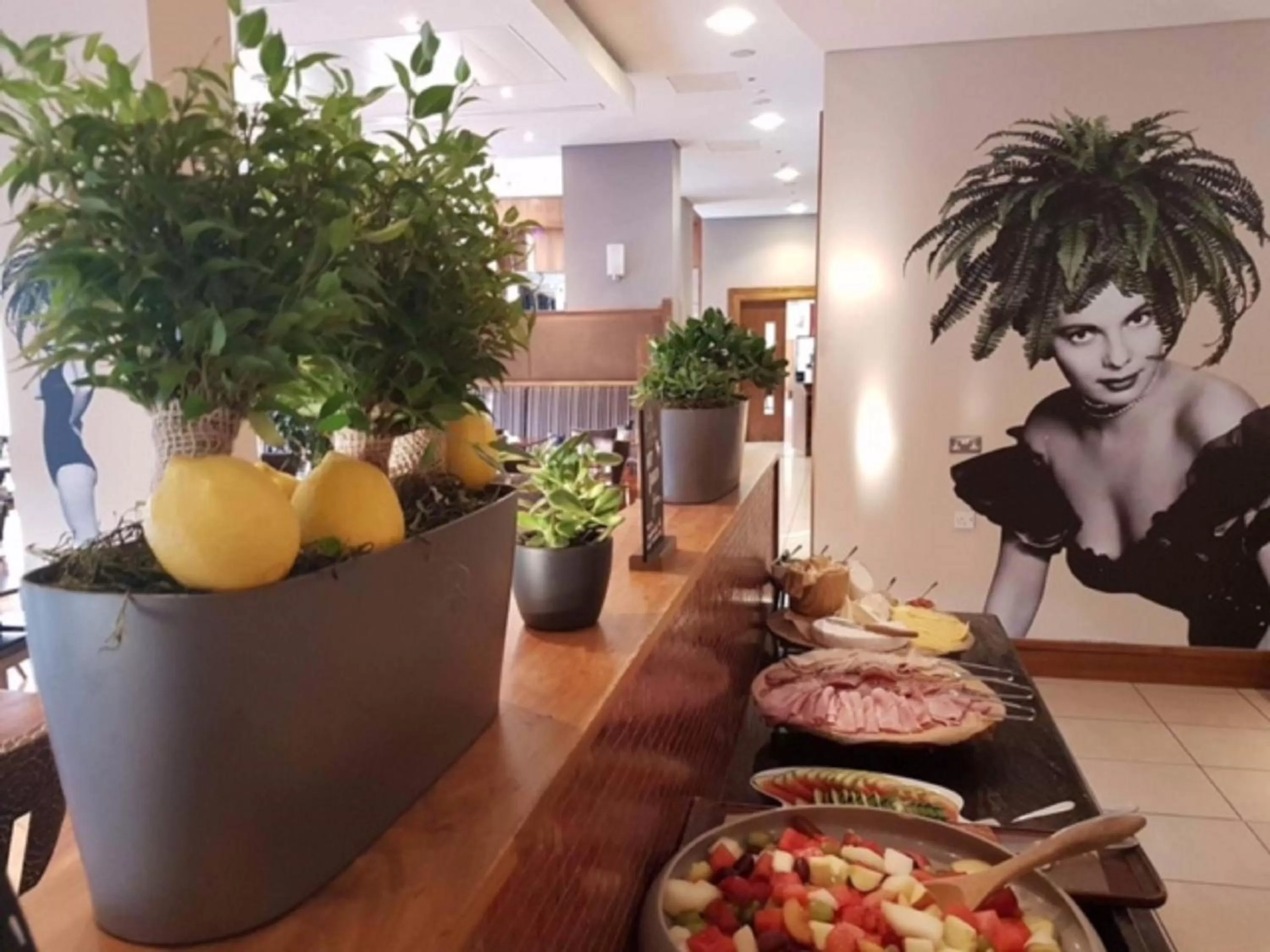 Continental breakfast in Radisson Blu Hotel, Durham