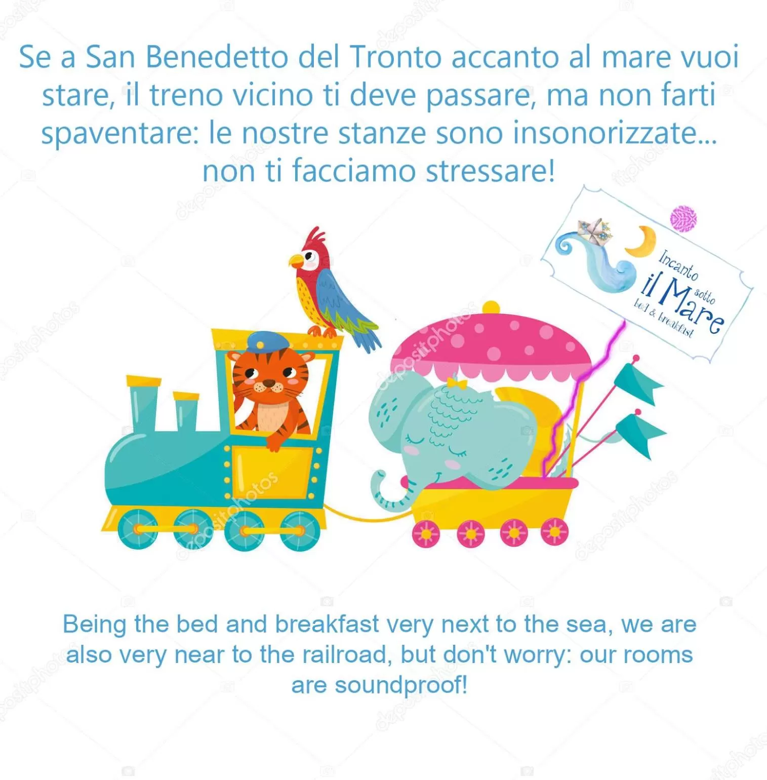 Area and facilities, Floor Plan in B&B Incanto sotto il mare