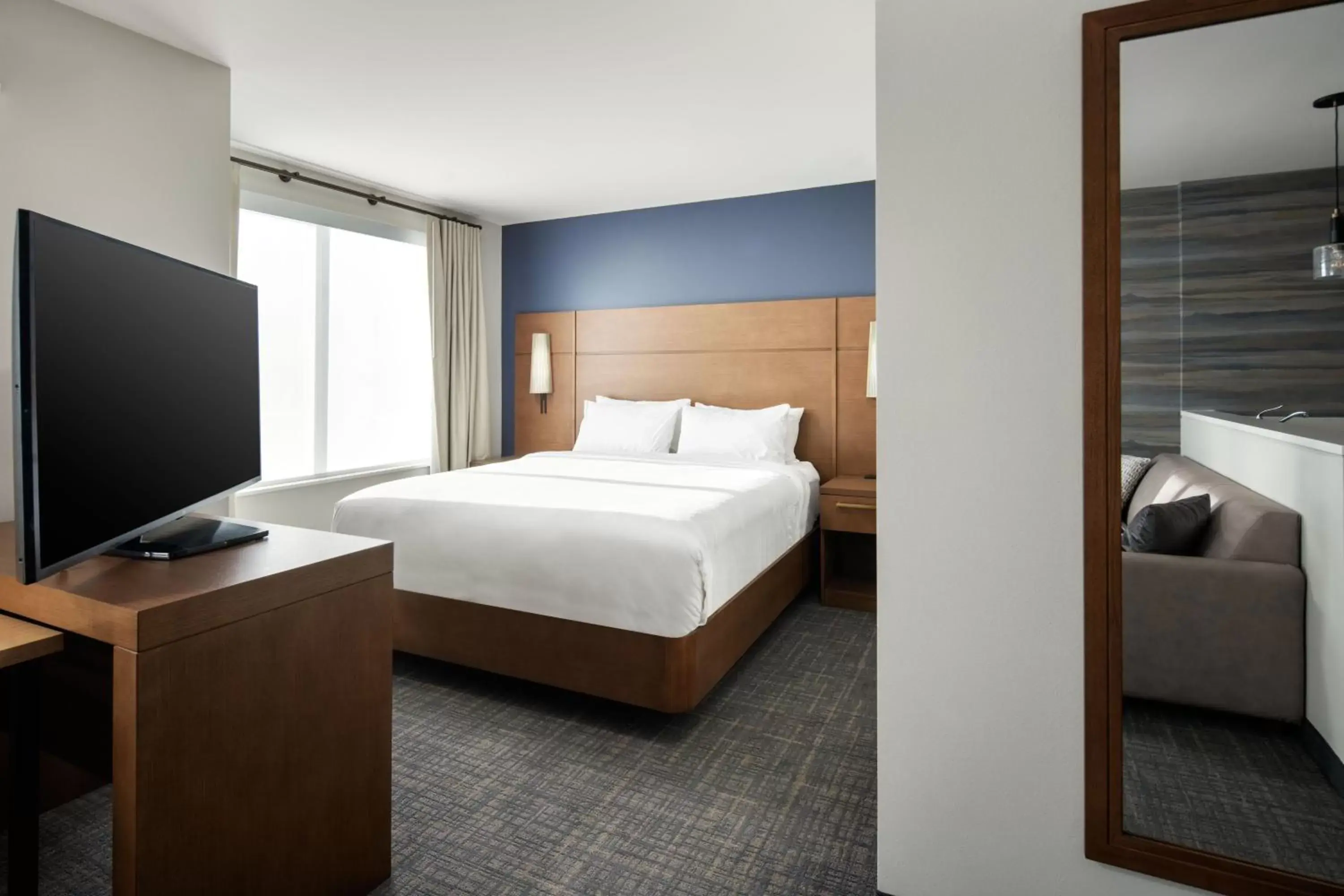 Bedroom, Bed in Residence Inn by Marriott Tampa Wesley Chapel