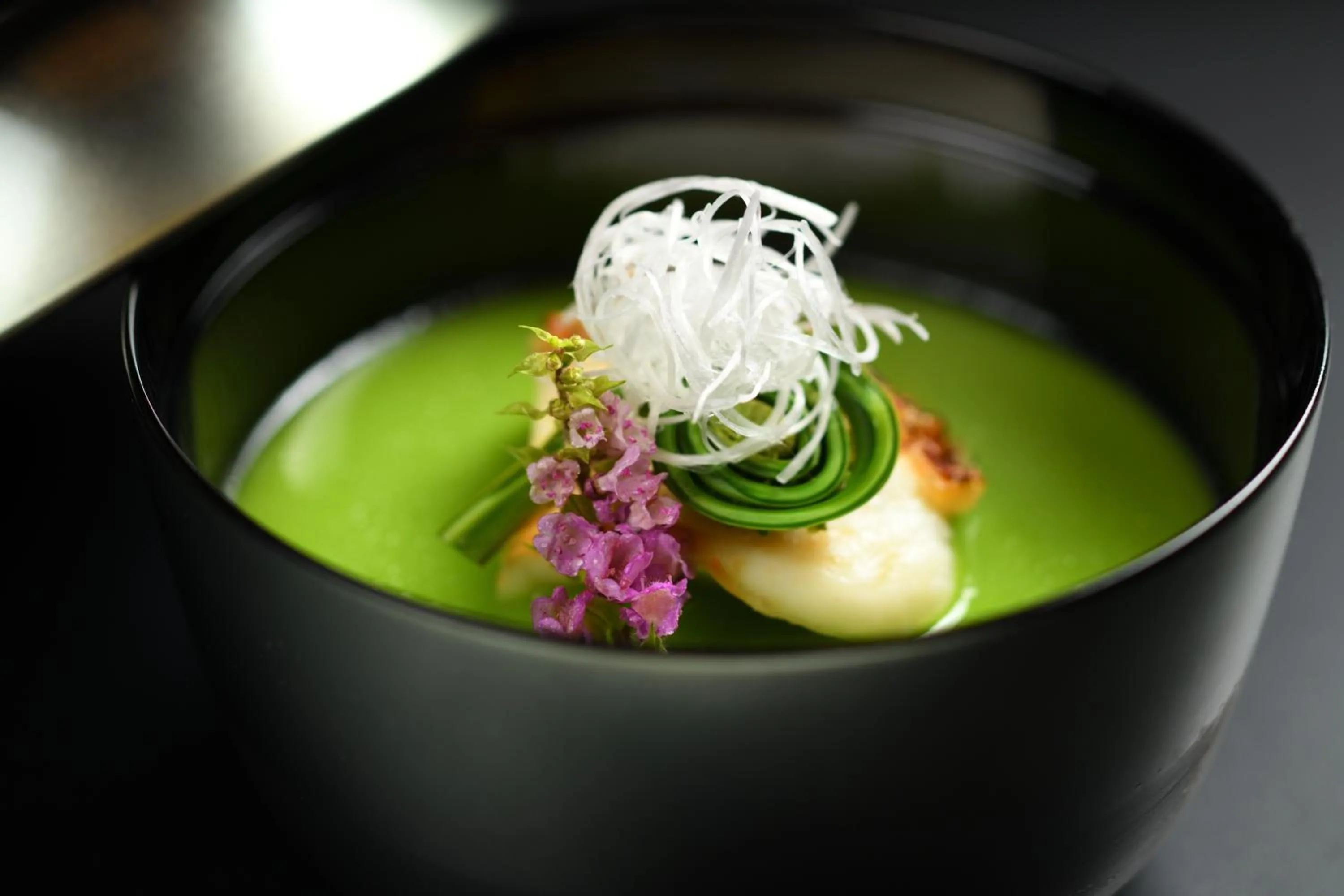 Food close-up in Hohoemino Kuyufu Tsuruya