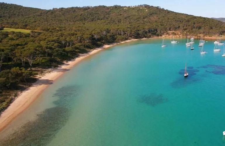 Beach, Bird's-eye View in B&B Val D'azur