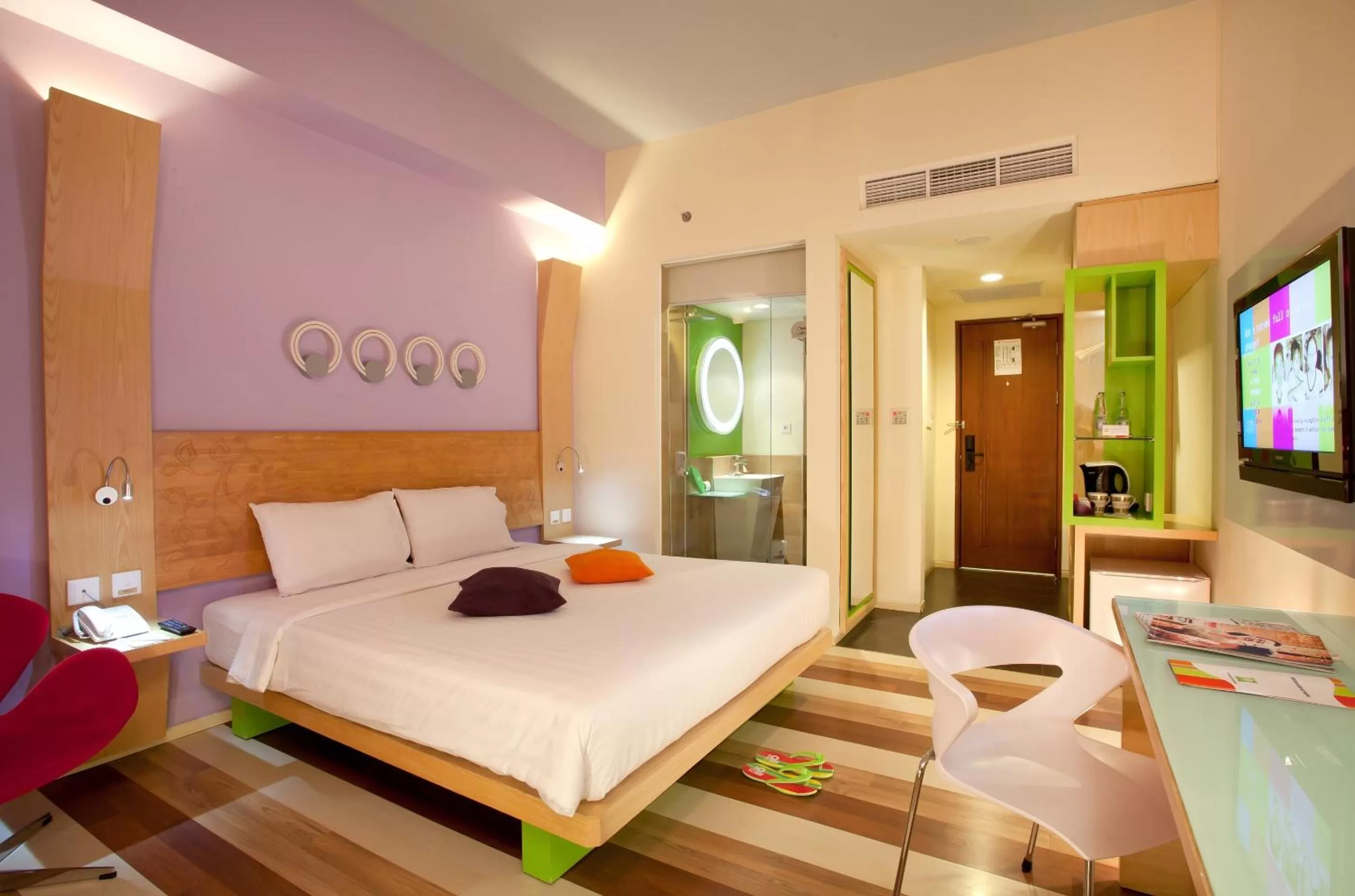 Bedroom, Bed in ibis Styles Yogyakarta