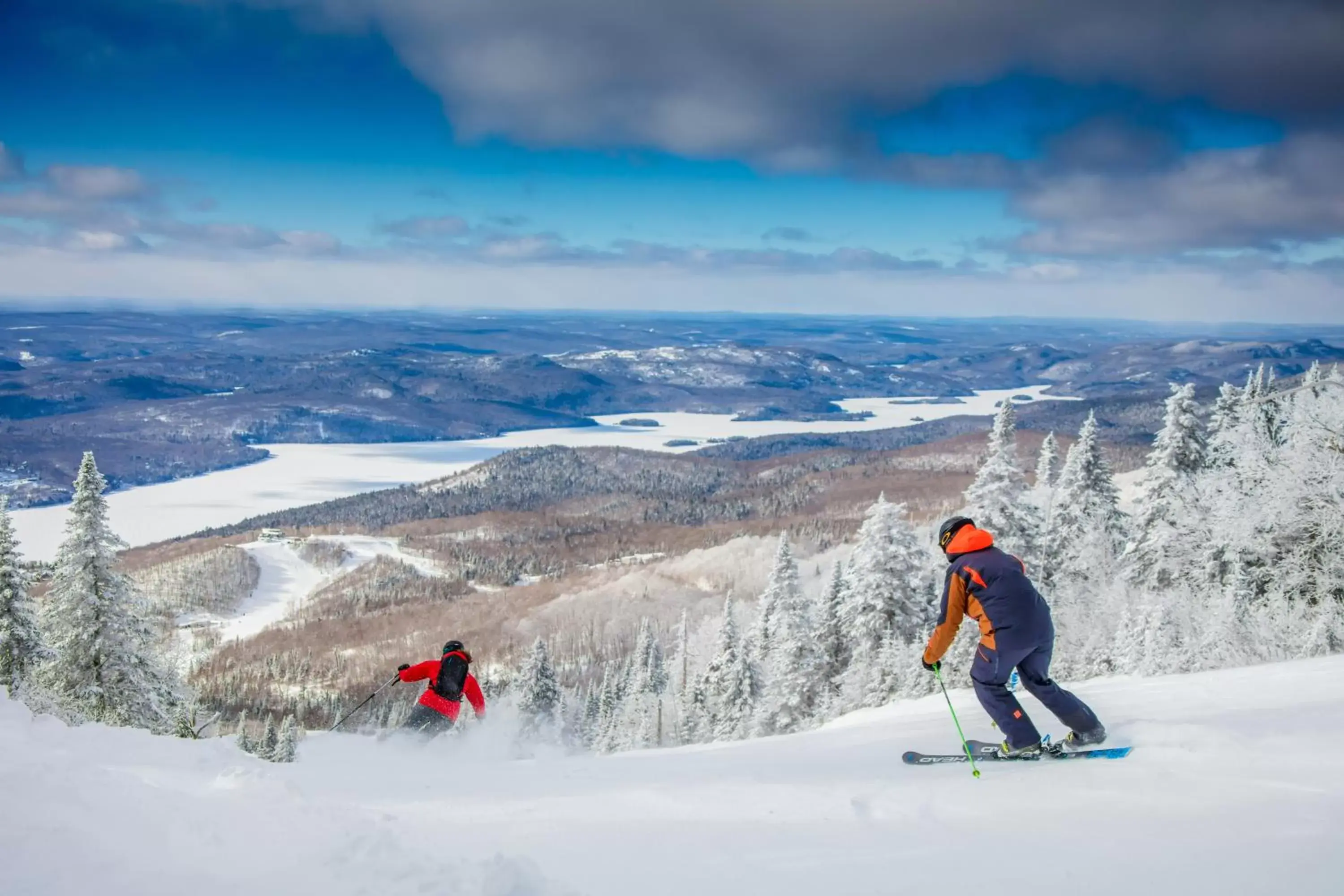 Winter, Skiing in Fairmont Tremblant