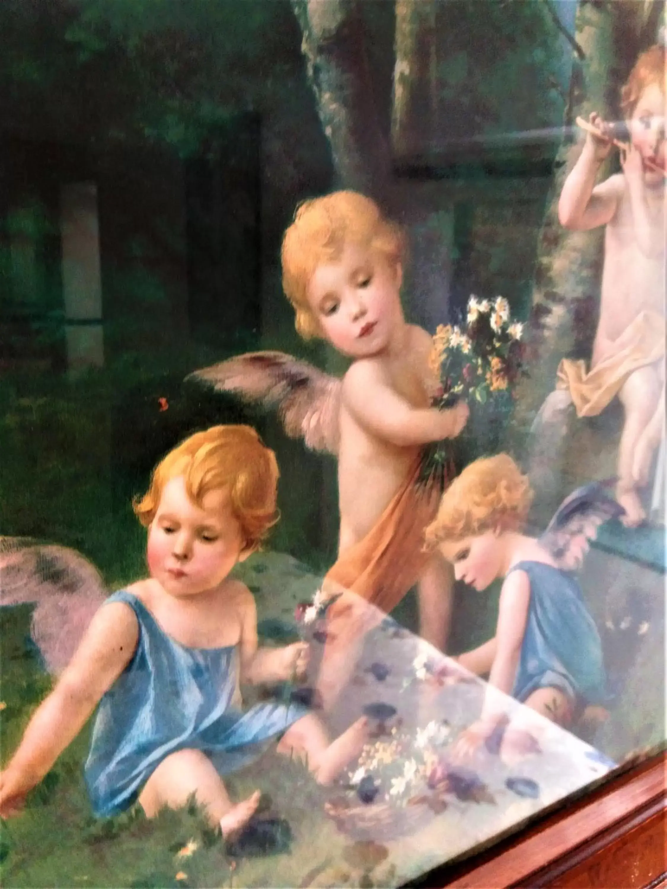 Decorative detail, Children in La Corte del Re Borbone