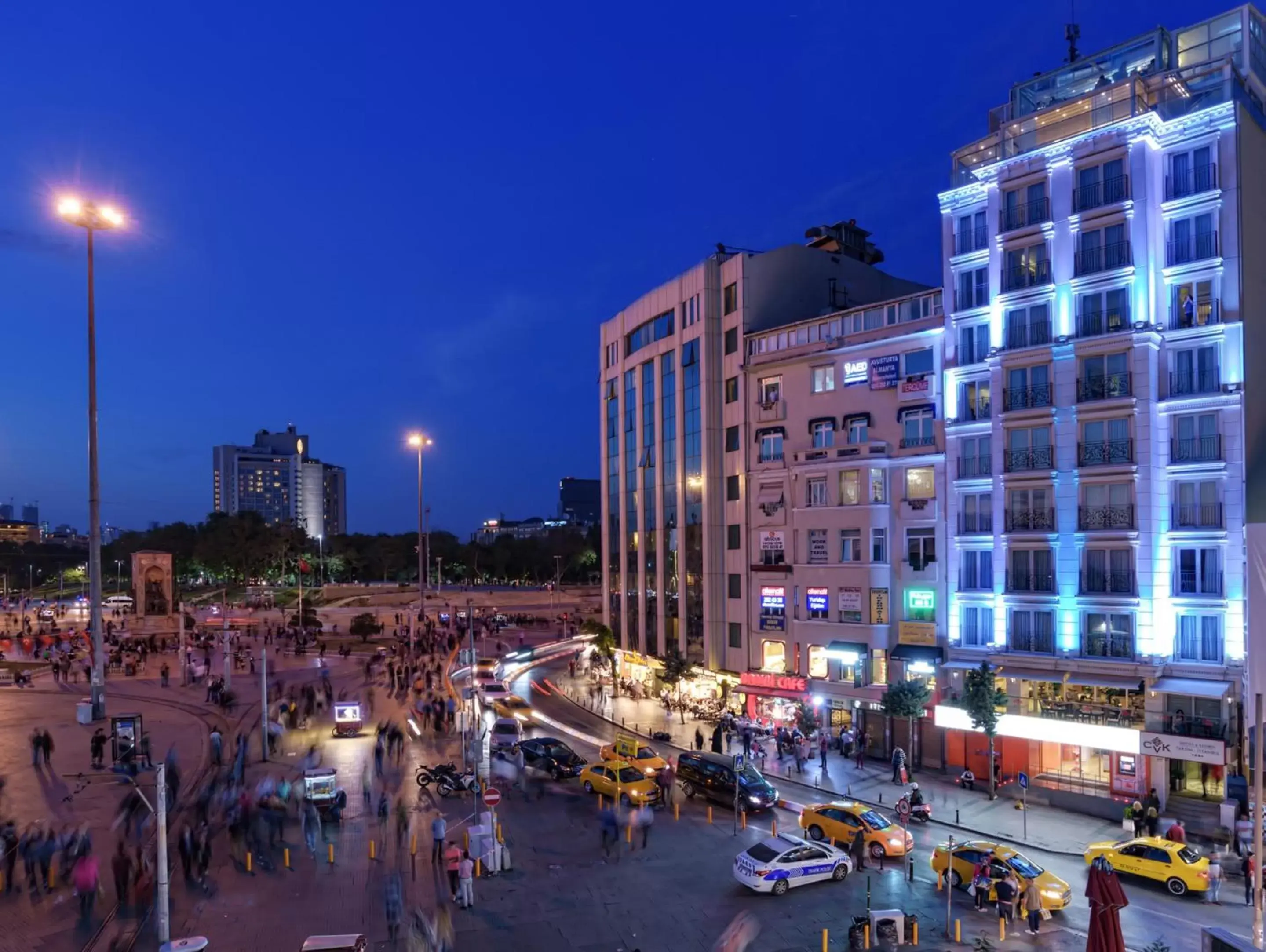 Location in CVK Taksim Hotel Istanbul