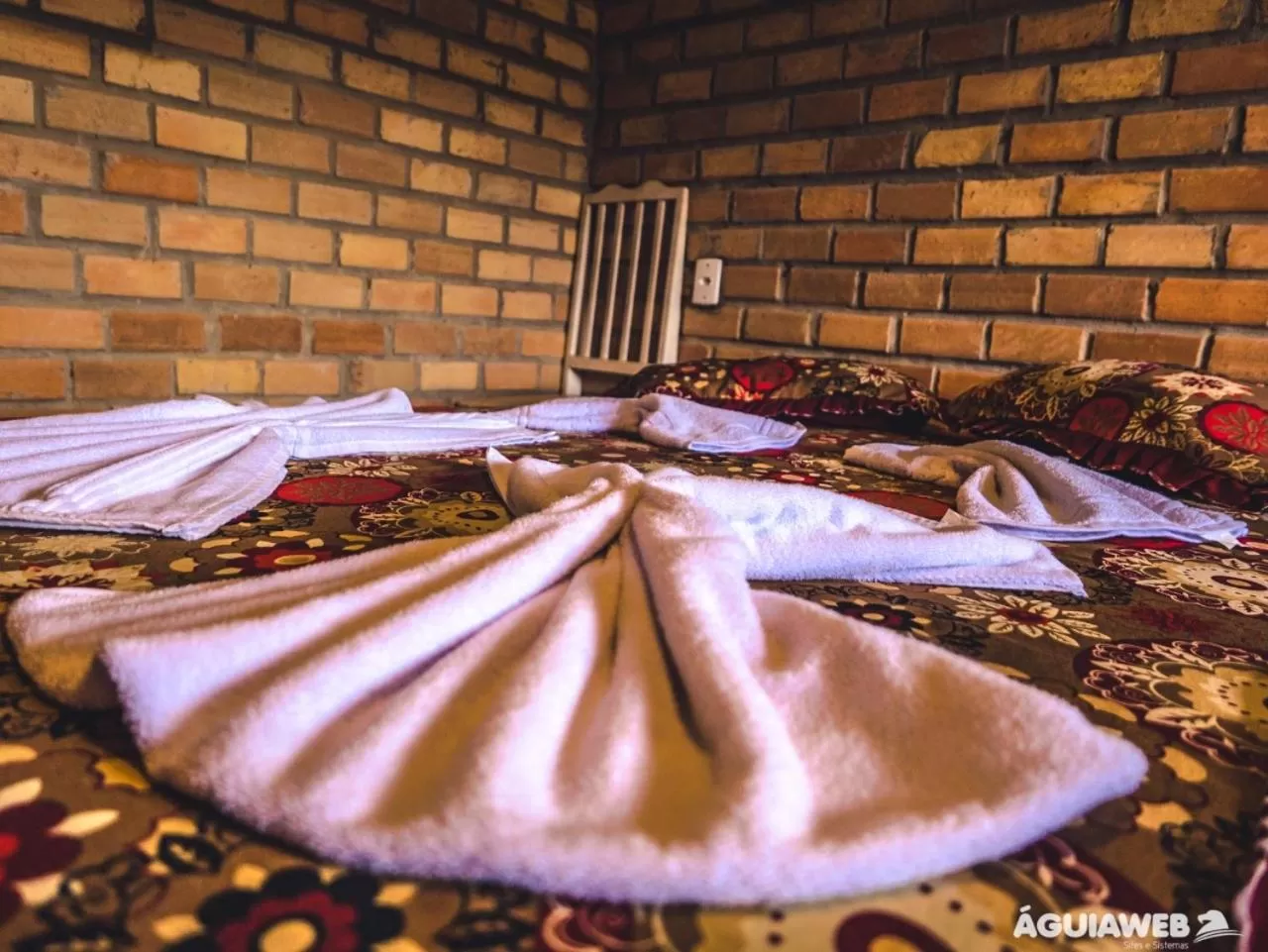 Bed in Pousada Da Bell