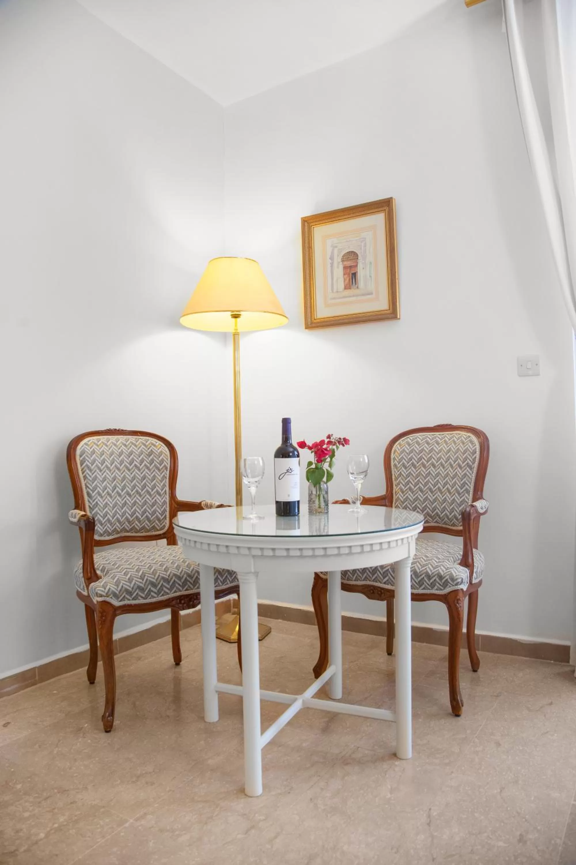 Seating area in Grand Hotel Madaba