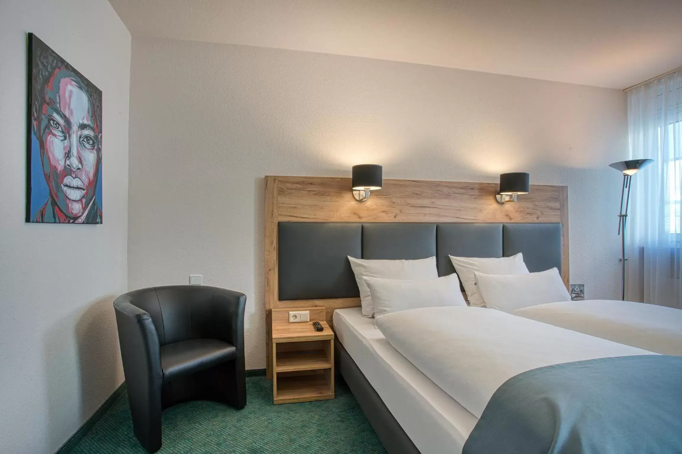 Photo of the whole room, Bed in Centro Hotel Böblingen