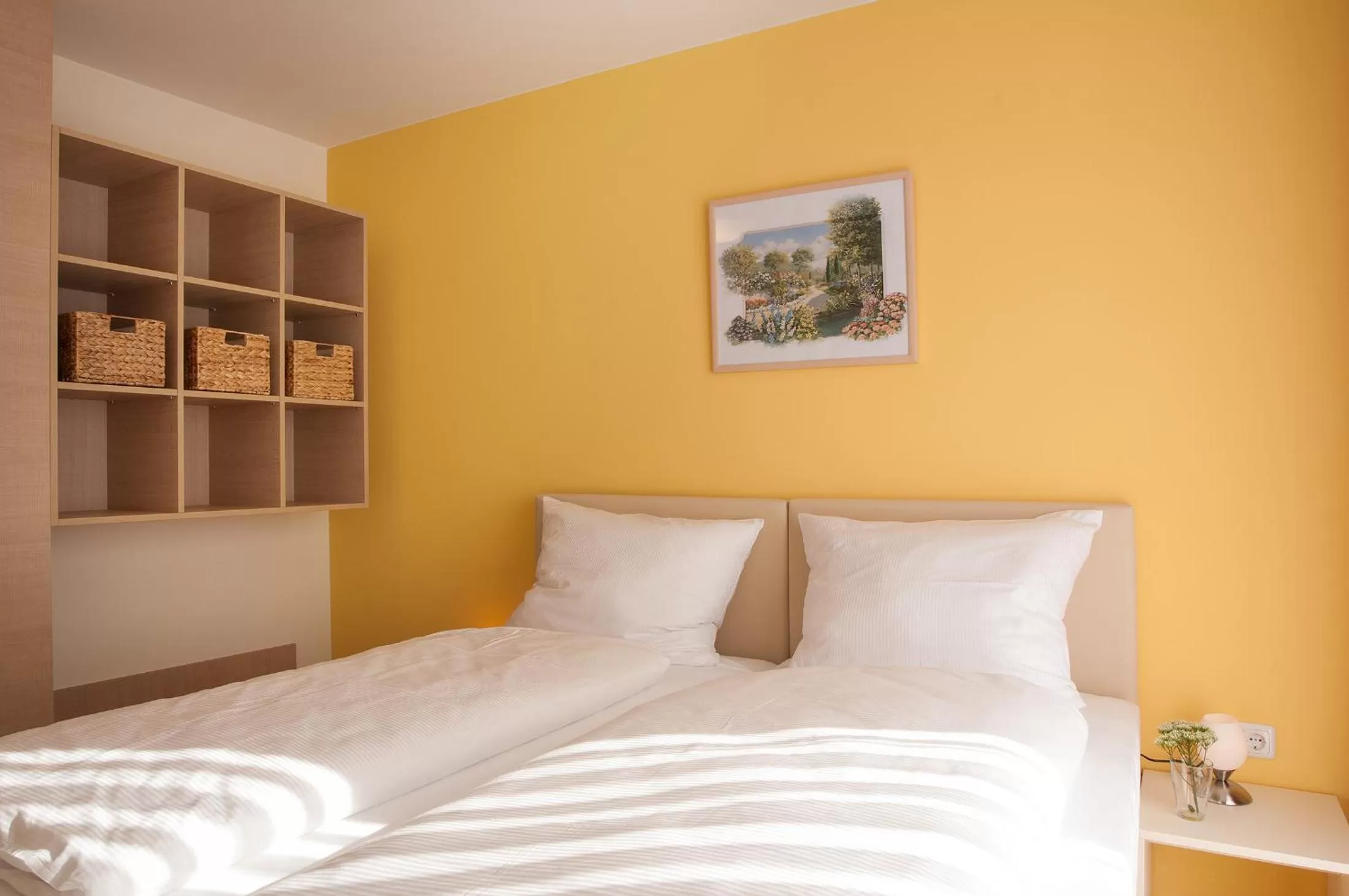 Bed in Hotel Elbblick Garni