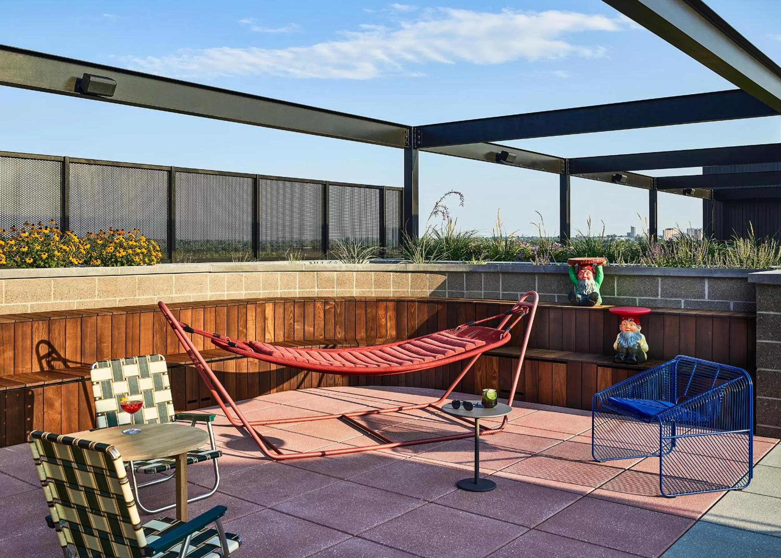 Patio in Catbird Hotel