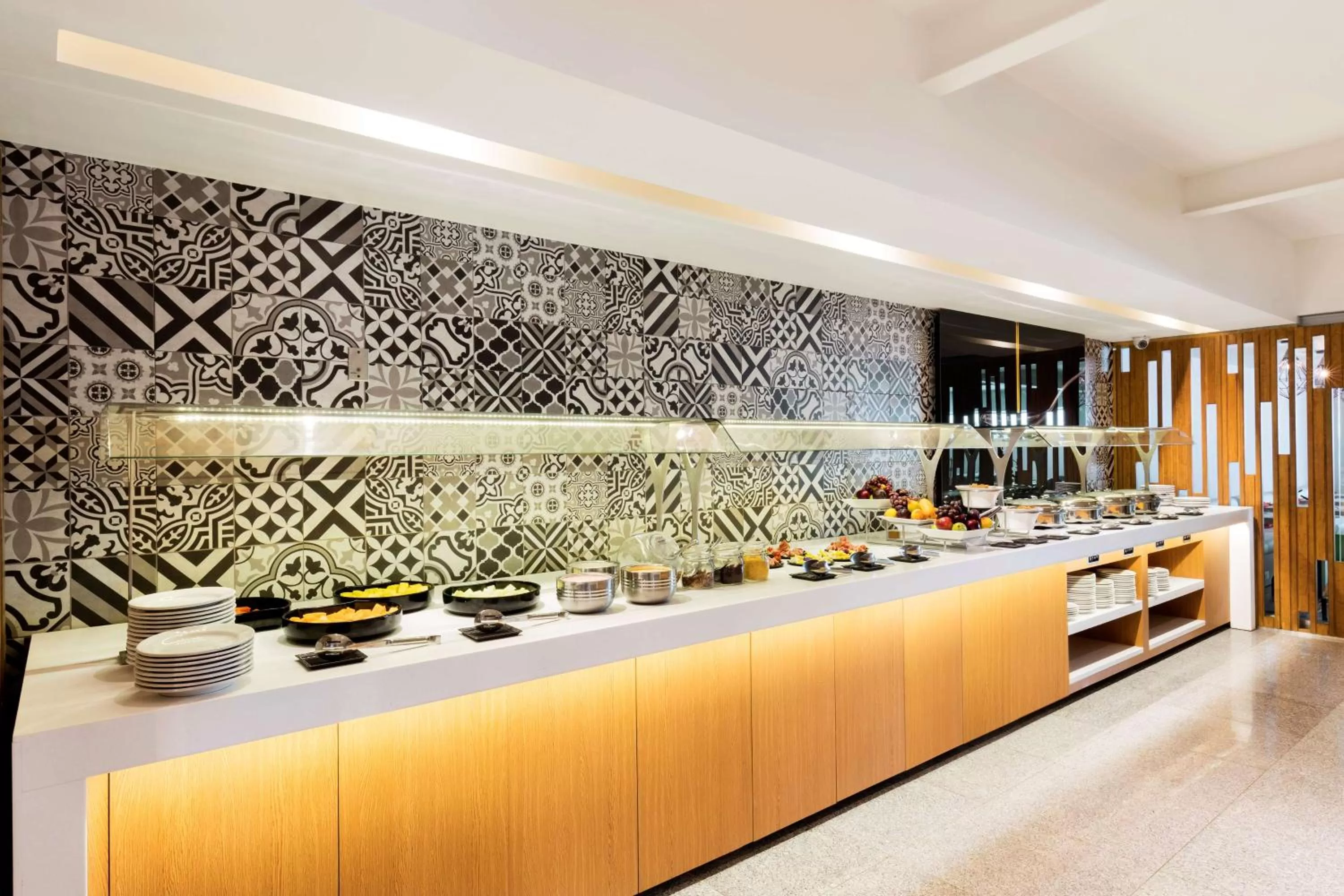 Breakfast in Hilton Garden Inn Mexico City Santa Fe