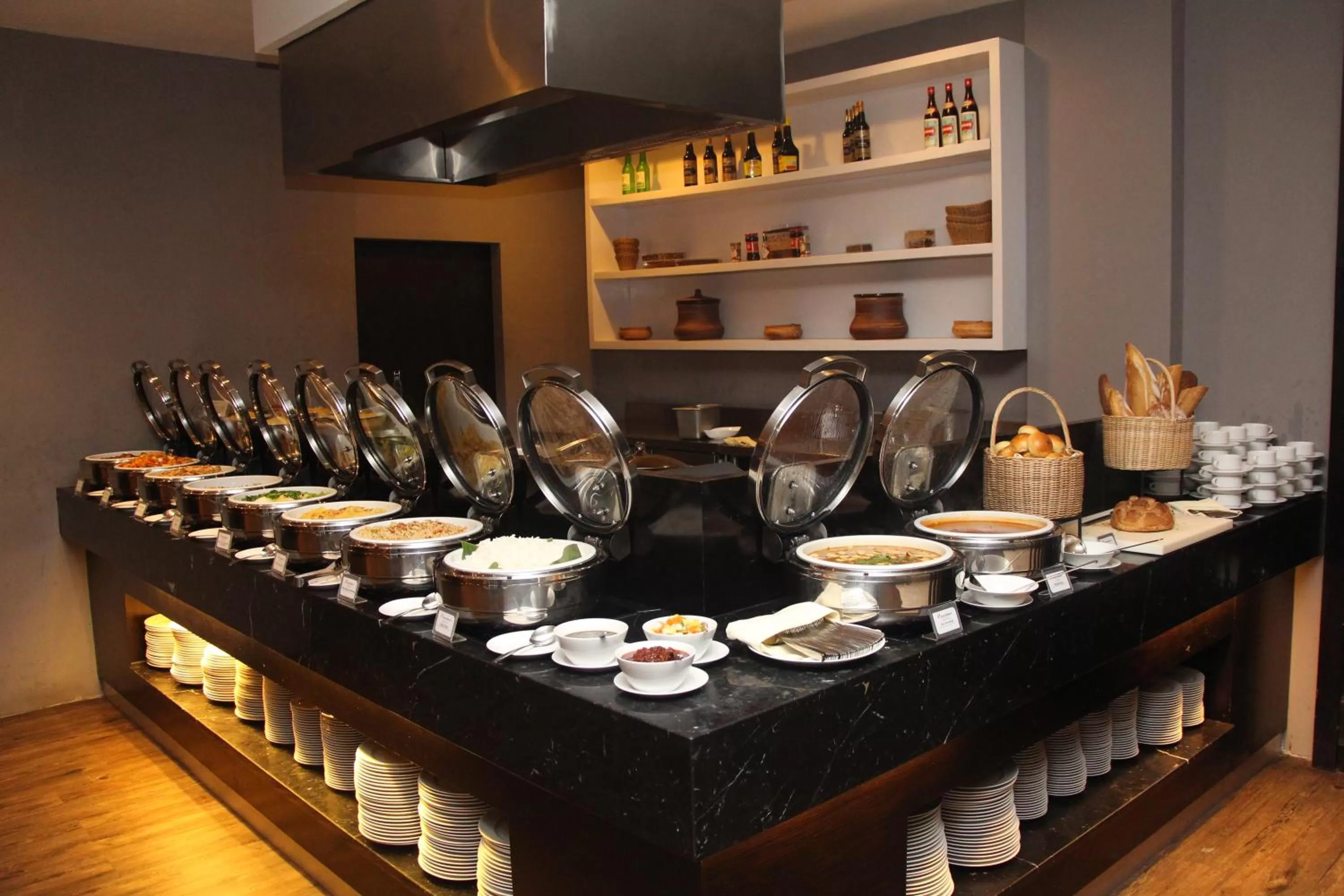 Buffet breakfast in Swiss-Belhotel Balikpapan