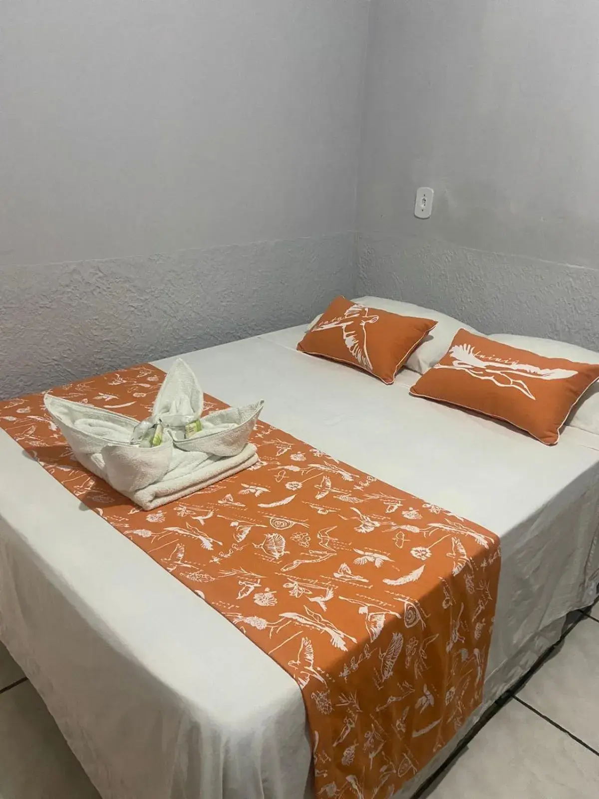 Bed in Pousada São Jorge