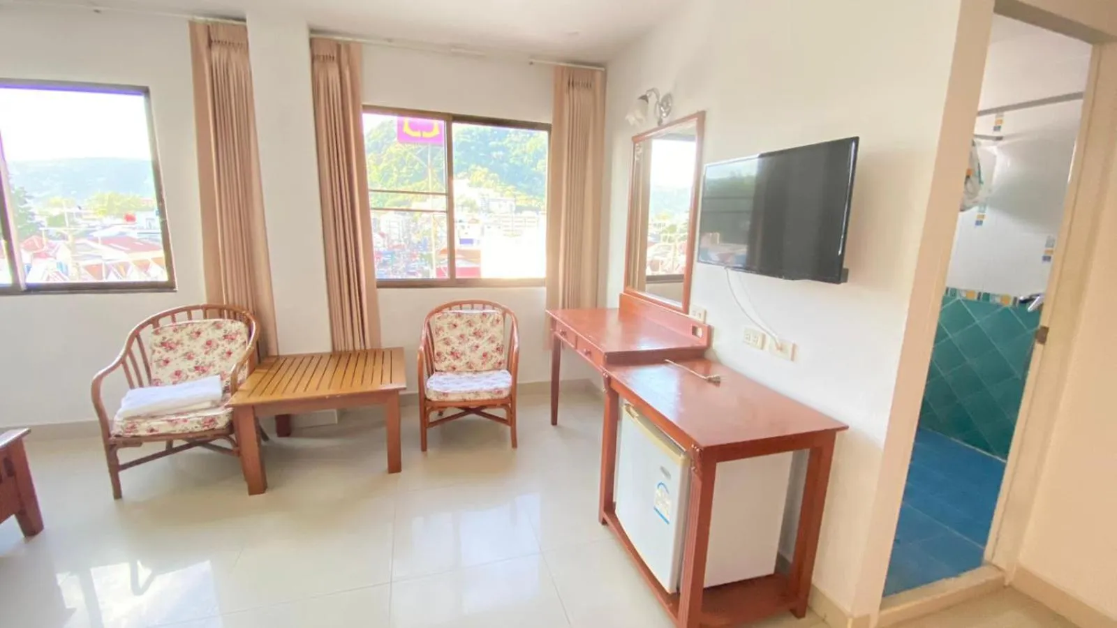 Seating area in Royal Sweet Hotel