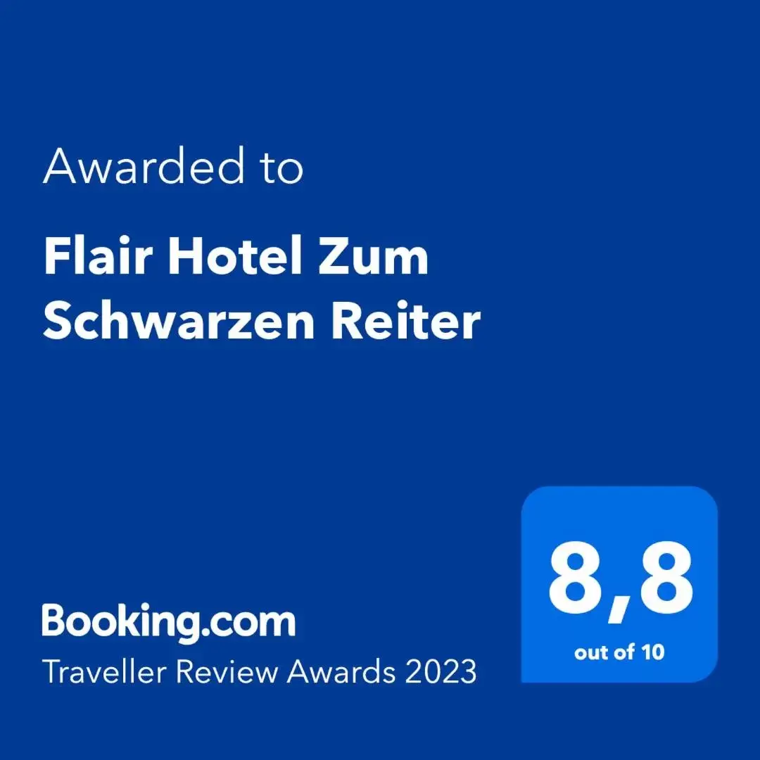 Certificate/Award, Logo/Certificate/Sign/Award in Flair Hotel Zum Schwarzen Reiter