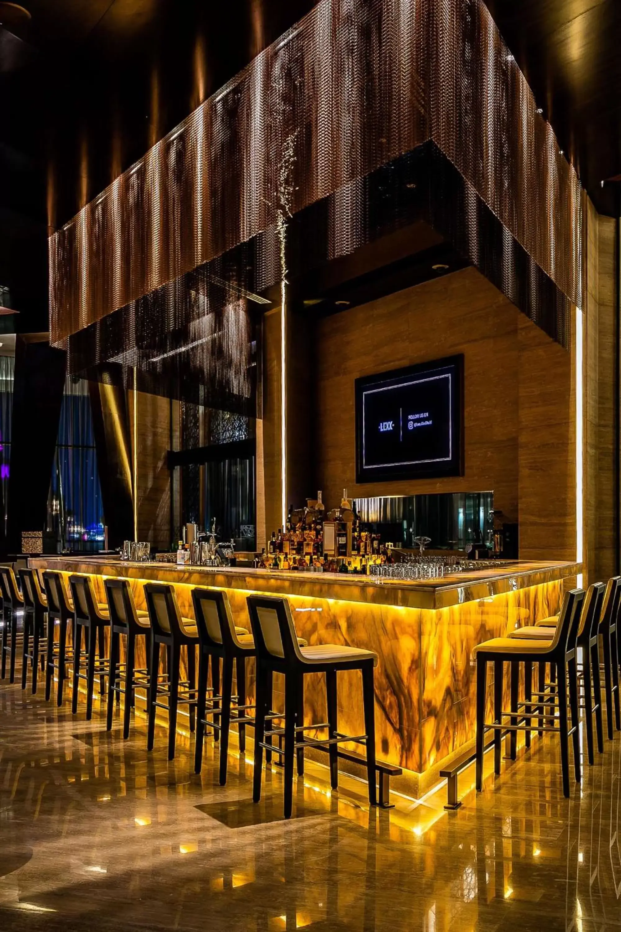 Lounge or bar, Restaurant/Places to Eat in Grand Hyatt Abu Dhabi Hotel & Residences Emirates Pearl