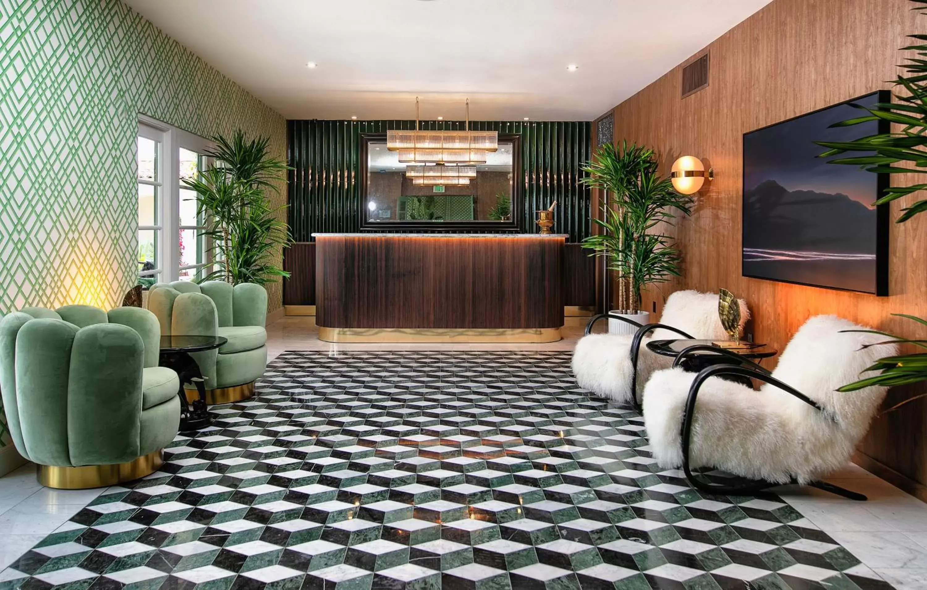 Lobby or reception in The Colony Palms Hotel and Bungalows - Adults Only Lobby or reception in The Colony Palms Hotel and Bungalows - Adults Only