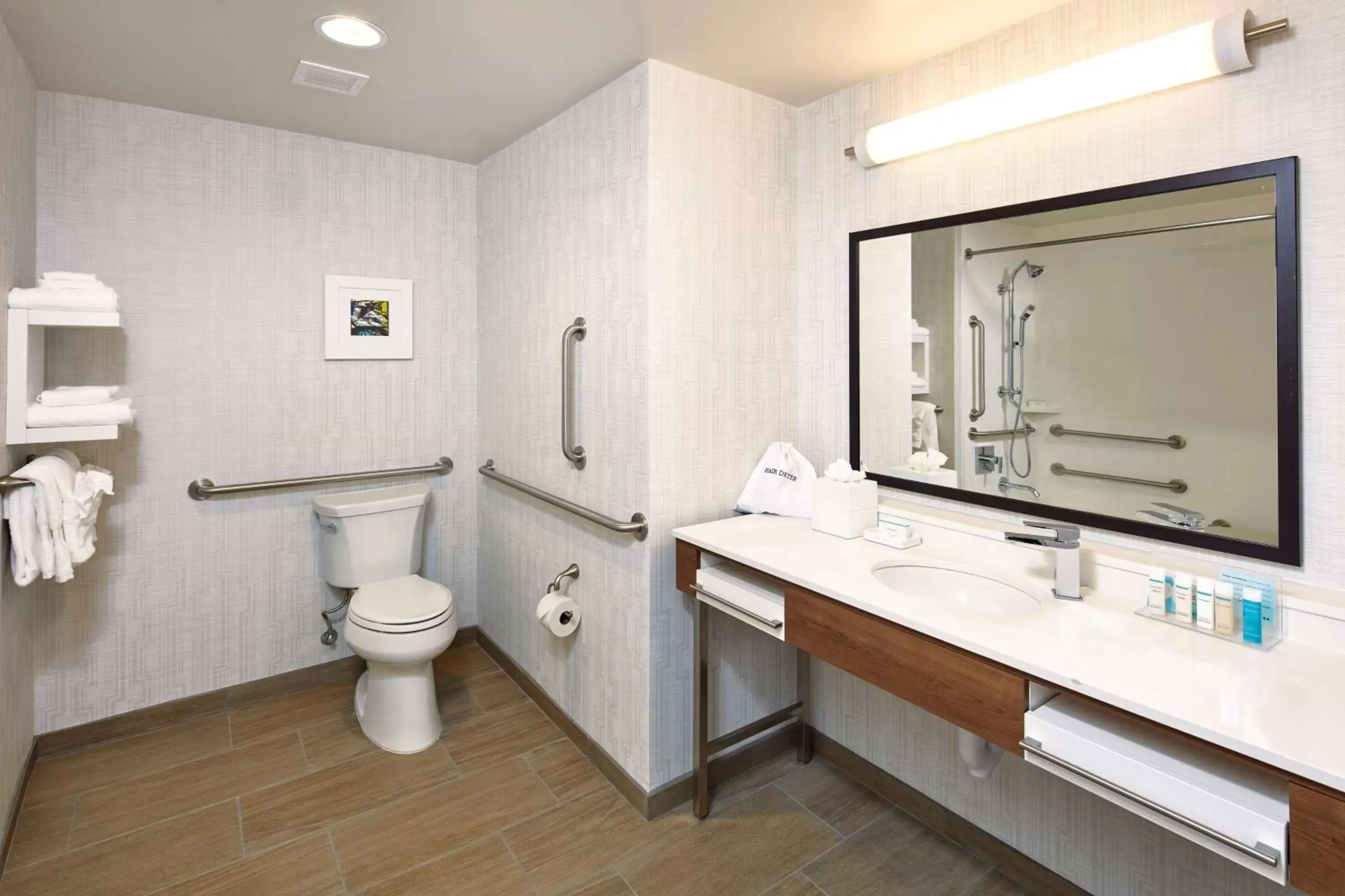 Bathroom in Hampton Inn & Suites Sacramento at CSUS