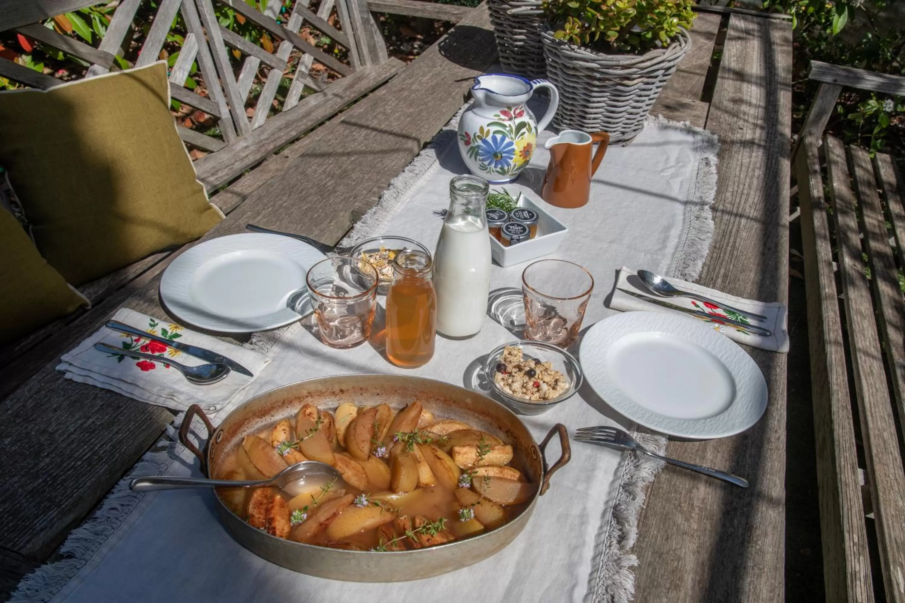 Continental breakfast in Hotel Les Messugues