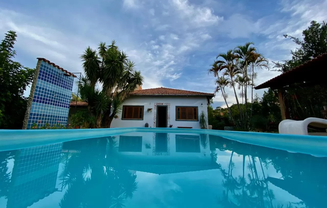 Swimming Pool in Pousada Nossa Terra