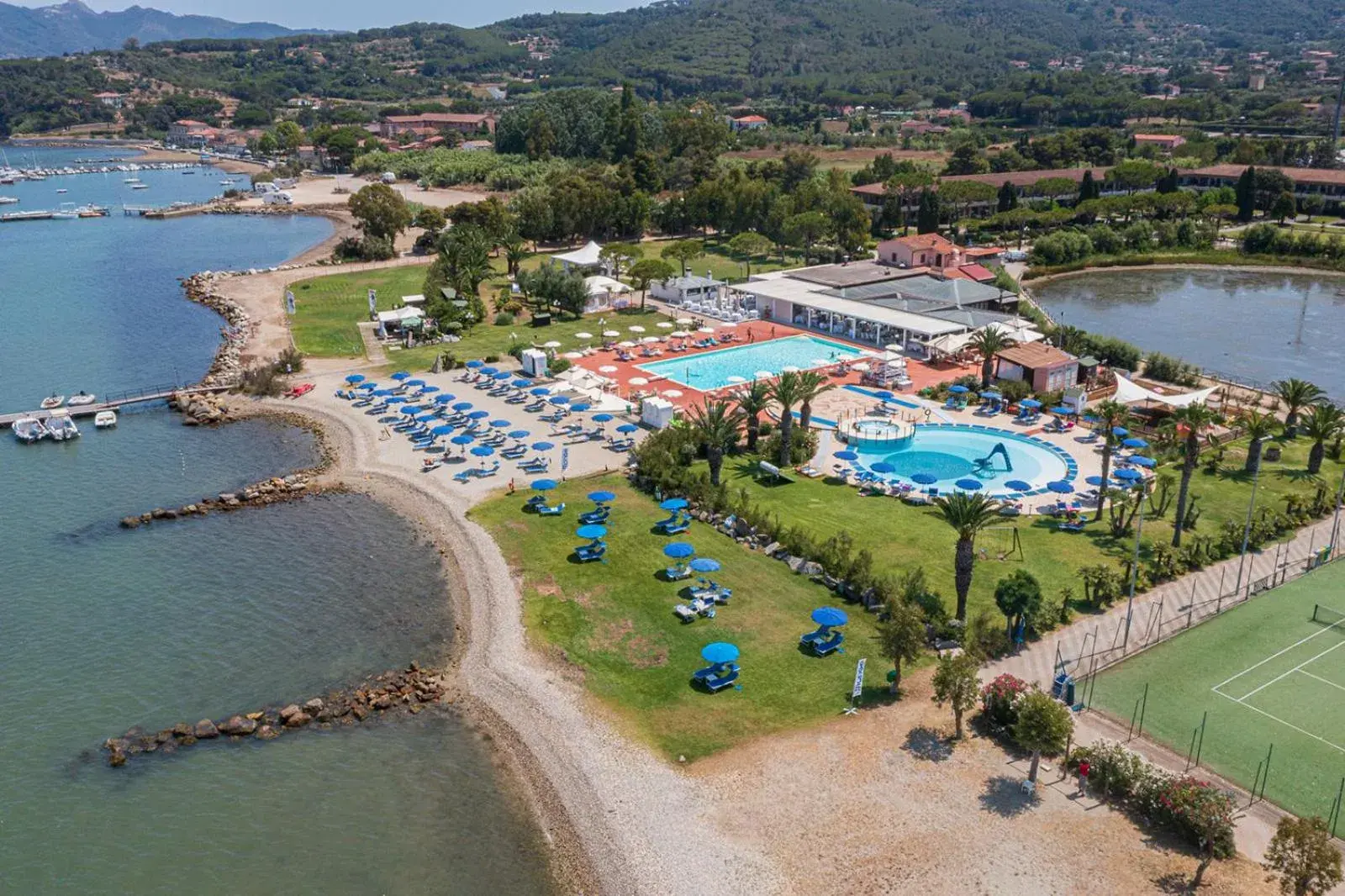 Bird's eye view, Bird's-eye View in Hotel Airone isola d'Elba