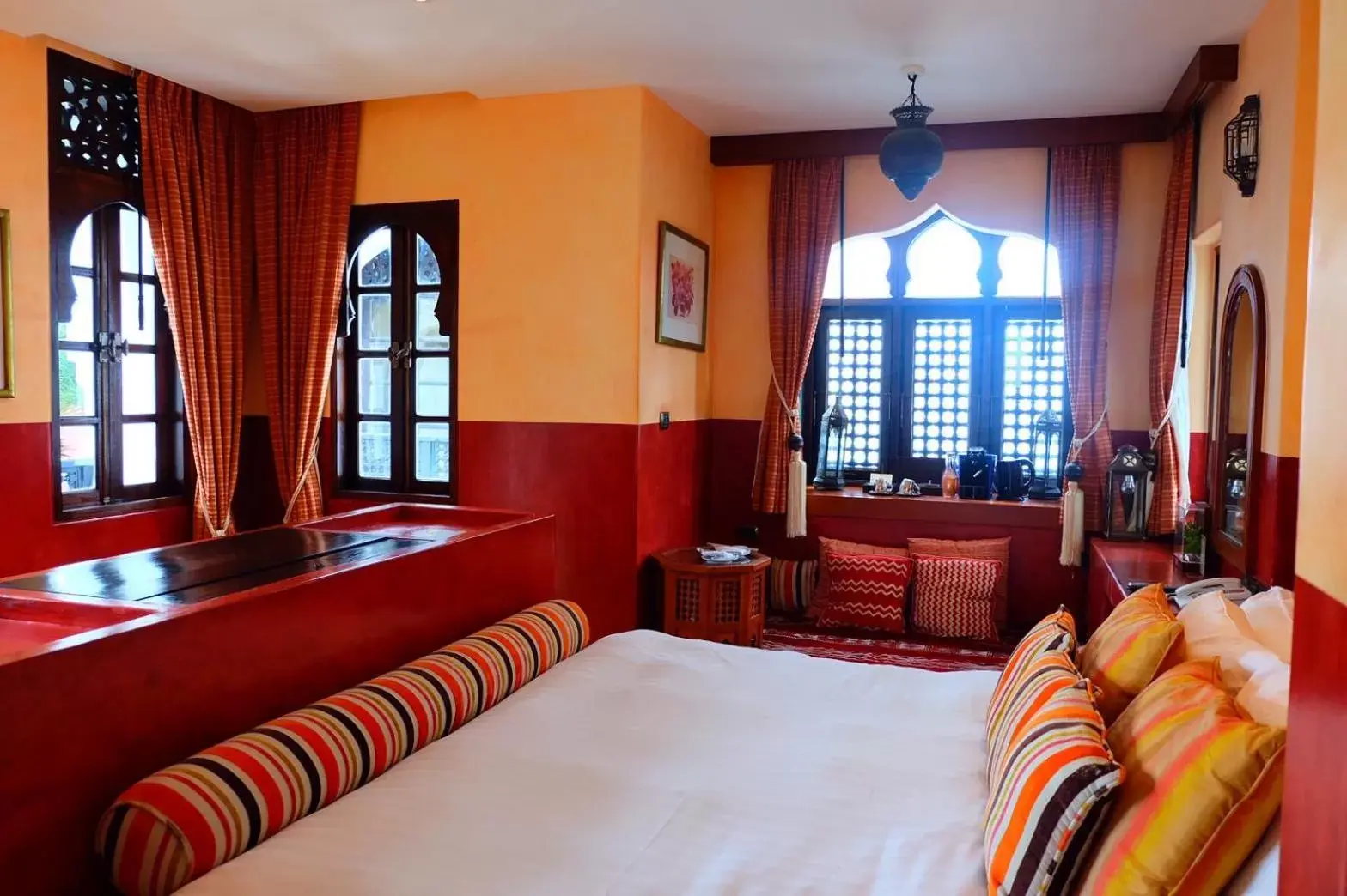 Bed in Villa Maroc Resort