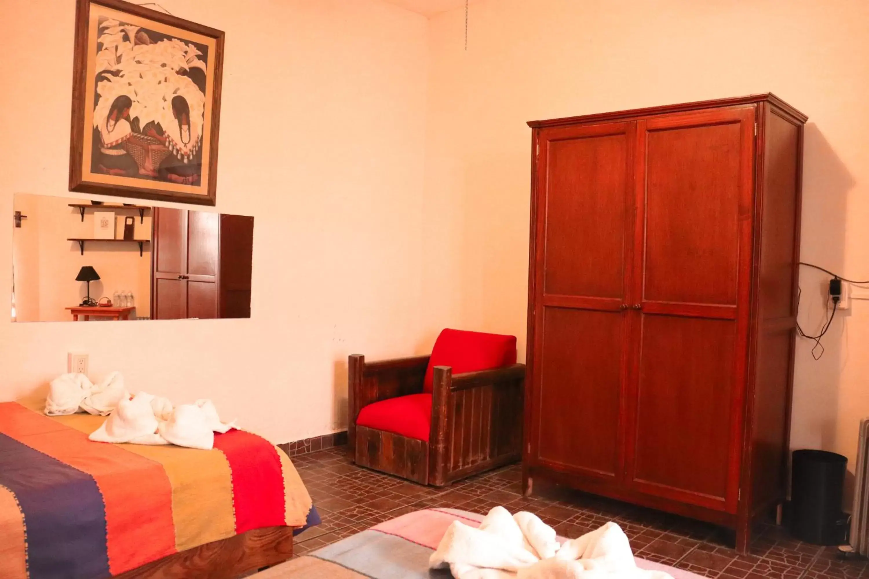 Area and facilities, Bed in Posada Don Mario