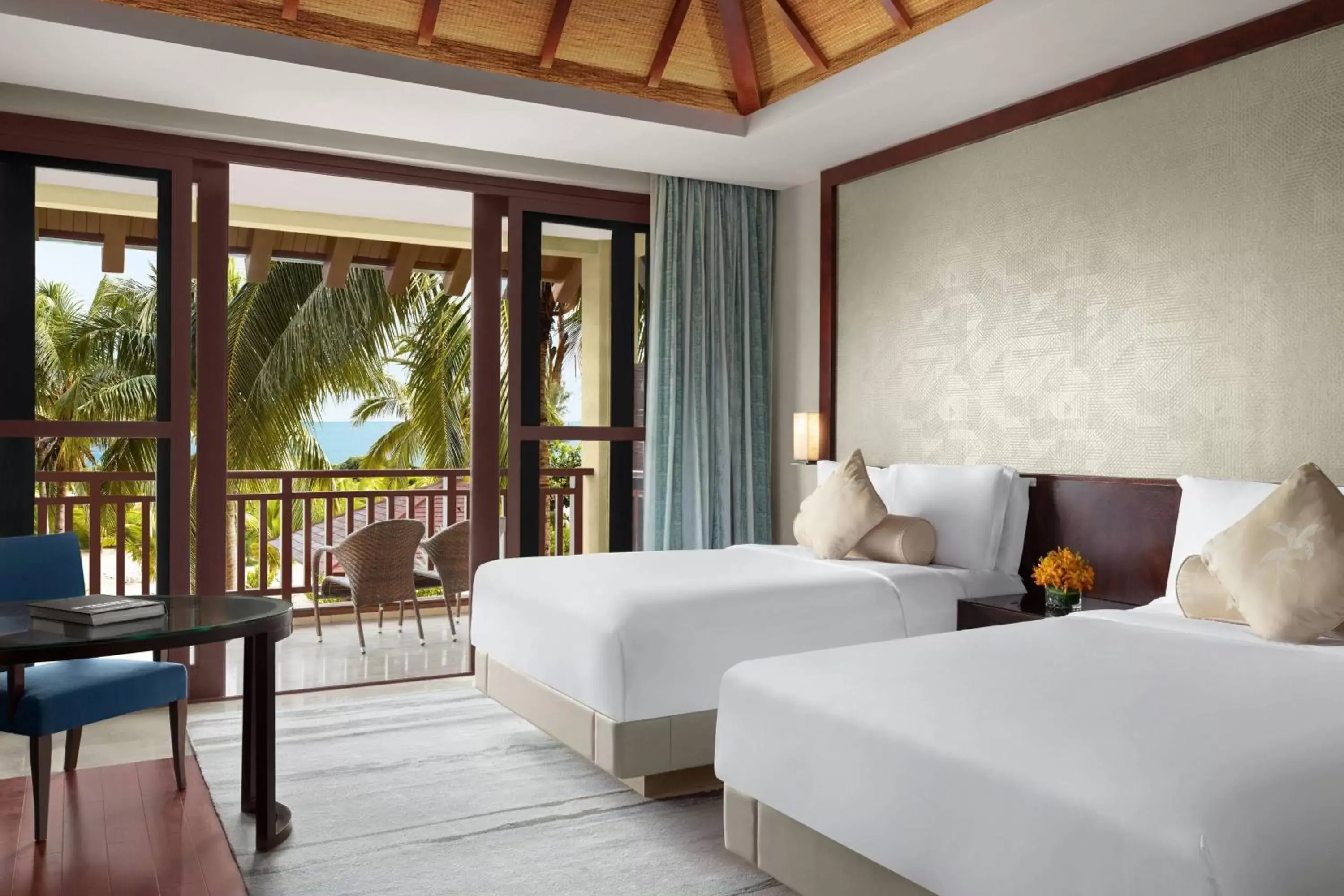 Bedroom, Bed in The Ritz-Carlton Sanya, Yalong Bay