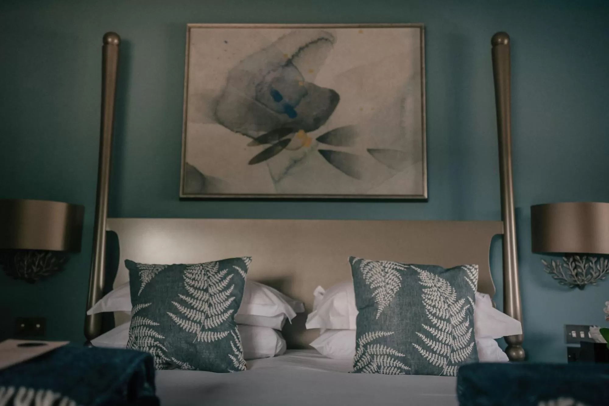 Bedroom, Bed in Hogarths Stone Manor