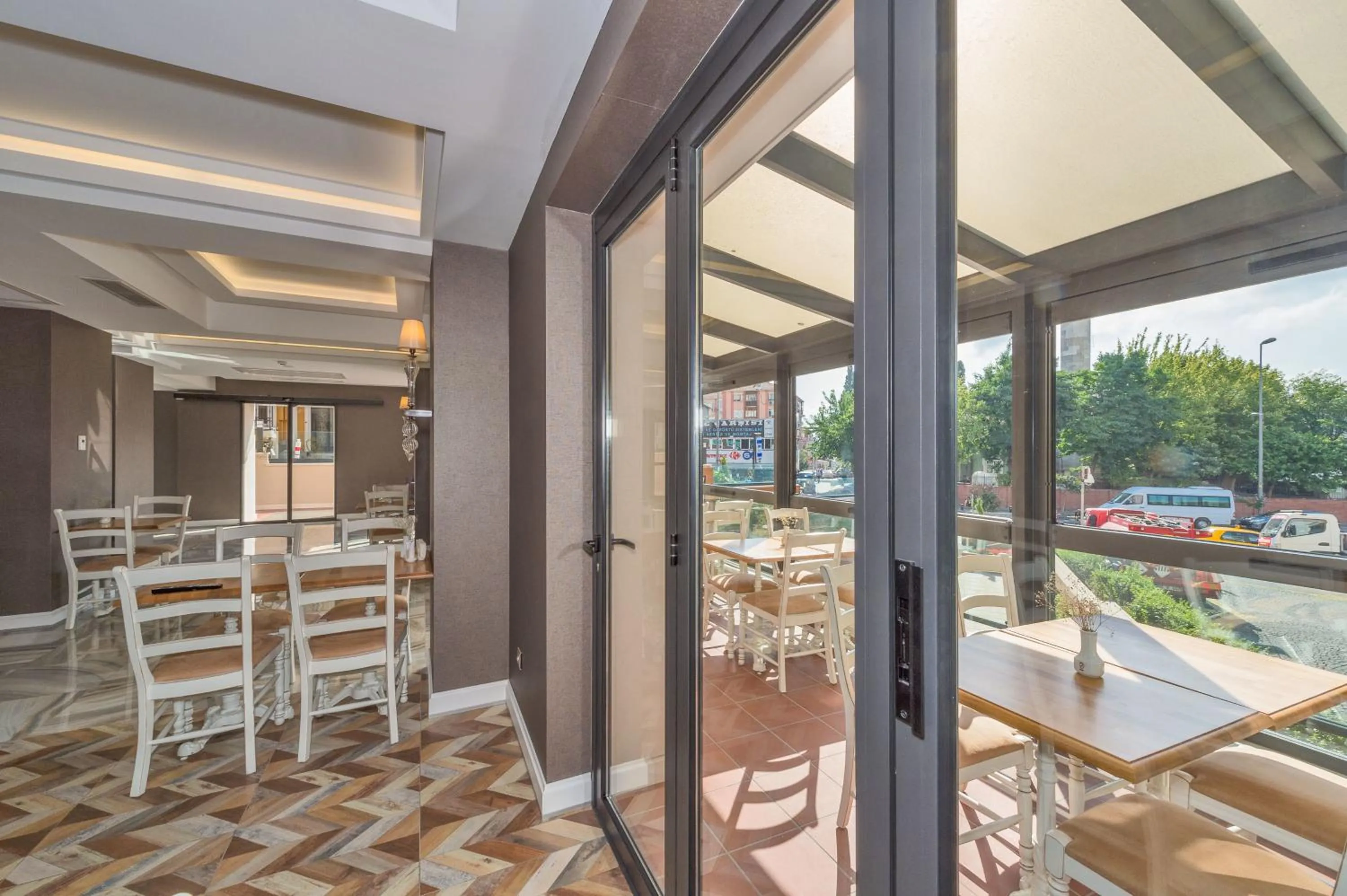 Decorative detail in Hanna Hotel