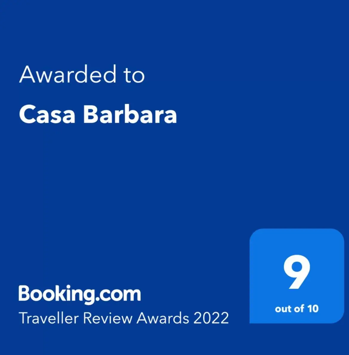 Logo/Certificate/Sign/Award in Casa Barbara