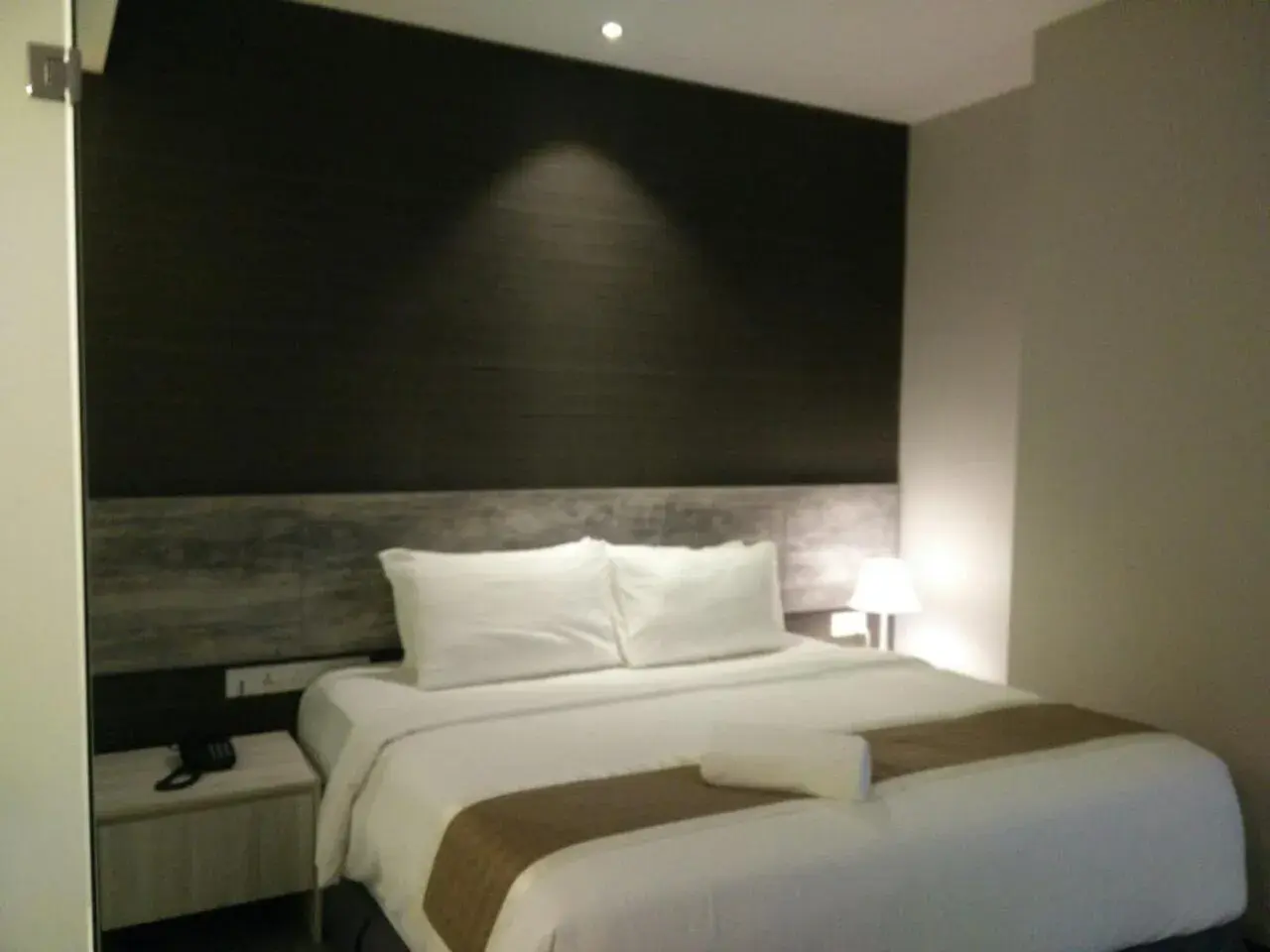 Bed in The Leverage Business hotel (Skudai)