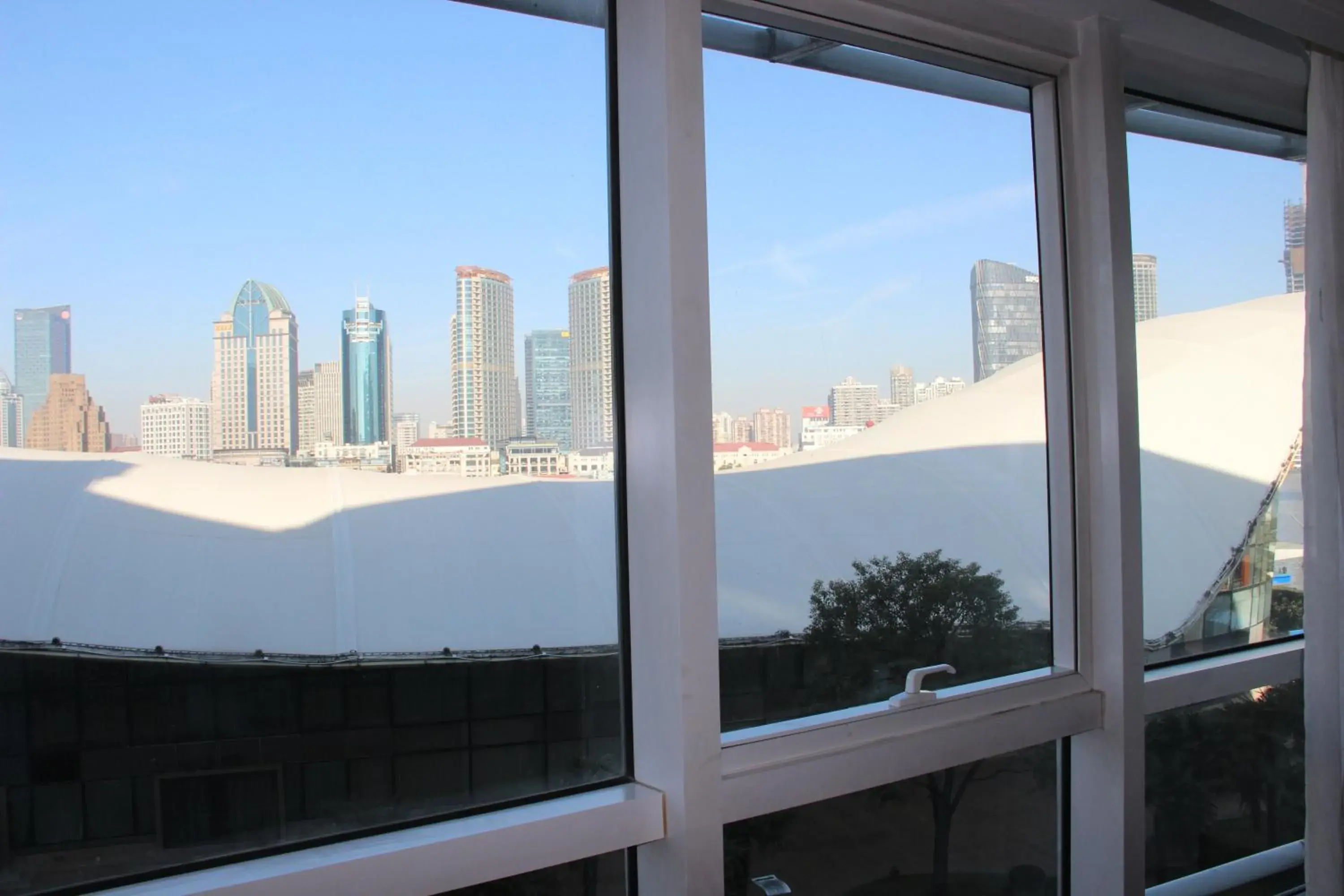 View (from property/room) in Oriental Riverside Bund View Hotel (Shanghai International Convention Center)
