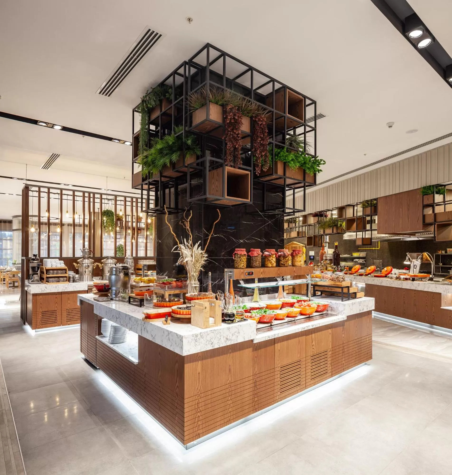 Buffet breakfast in Novotel Trabzon