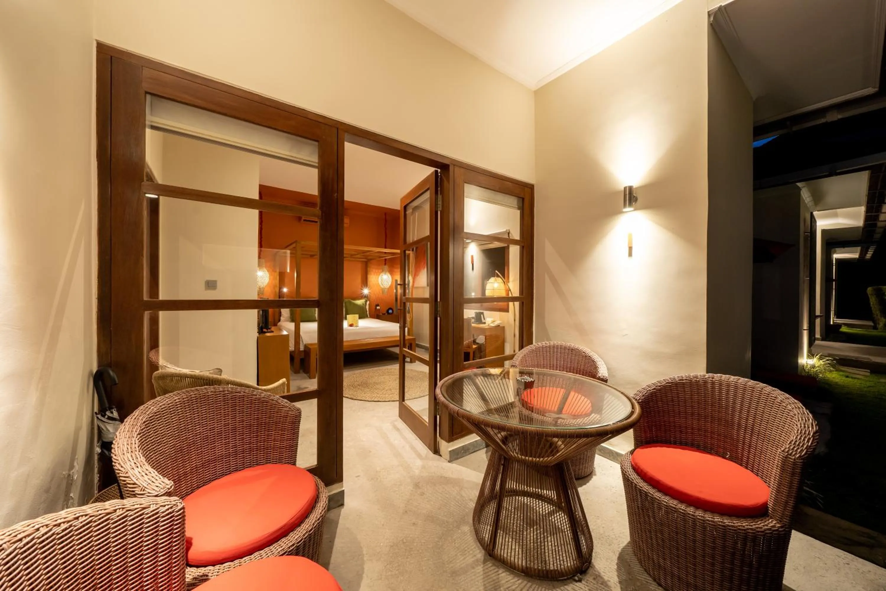 Balcony/Terrace in Rouge - Villas Ubud