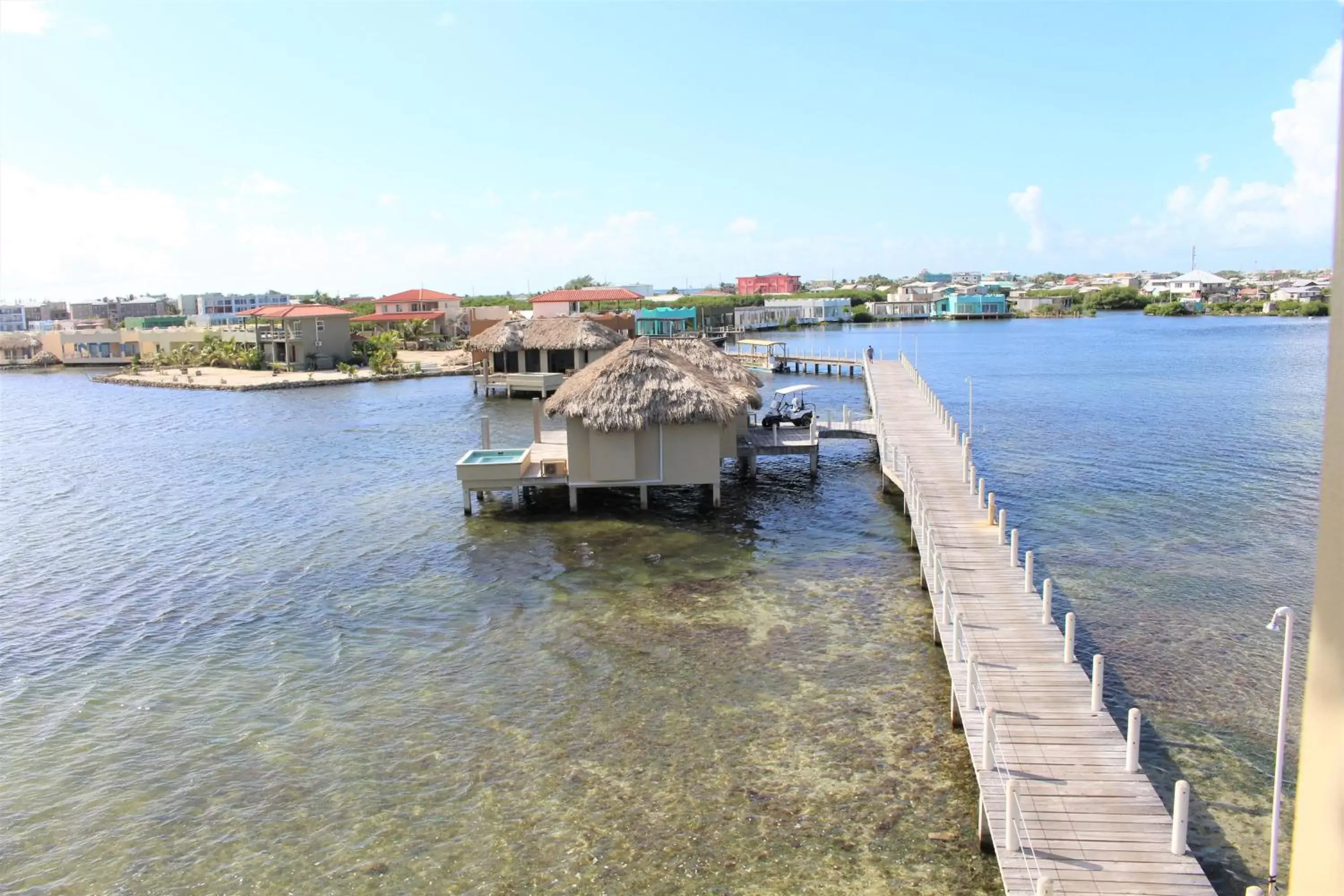 Property building in Lina Point Belize Overwater Resort