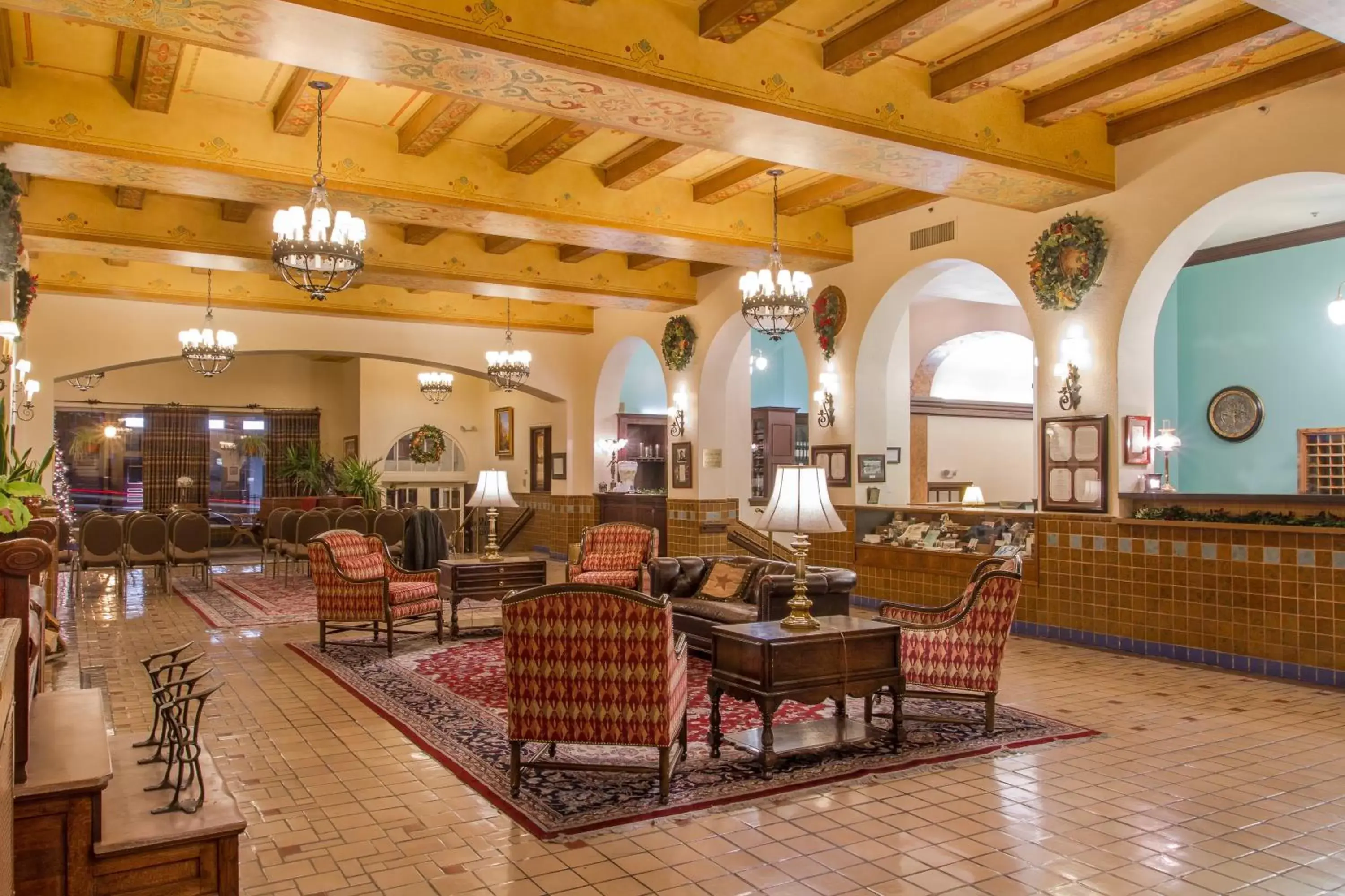 Lobby or reception, Restaurant/Places to Eat in Hassayampa Inn
