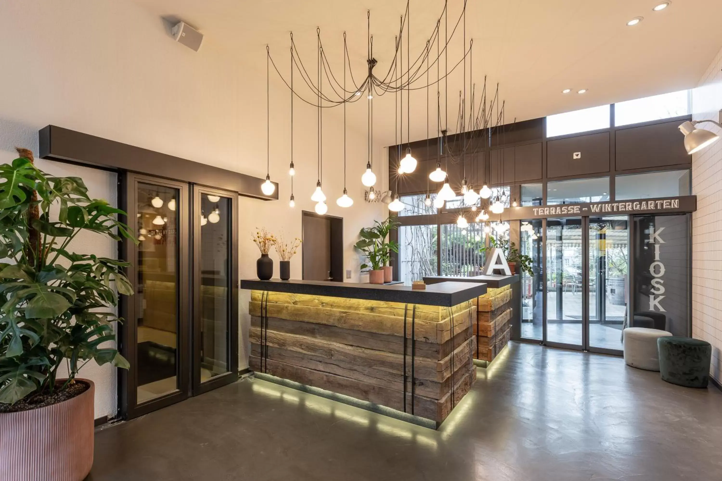 Lobby or reception in Alpenblick Bern - kind of a hotel Lobby or reception in Alpenblick Bern - kind of a hotel