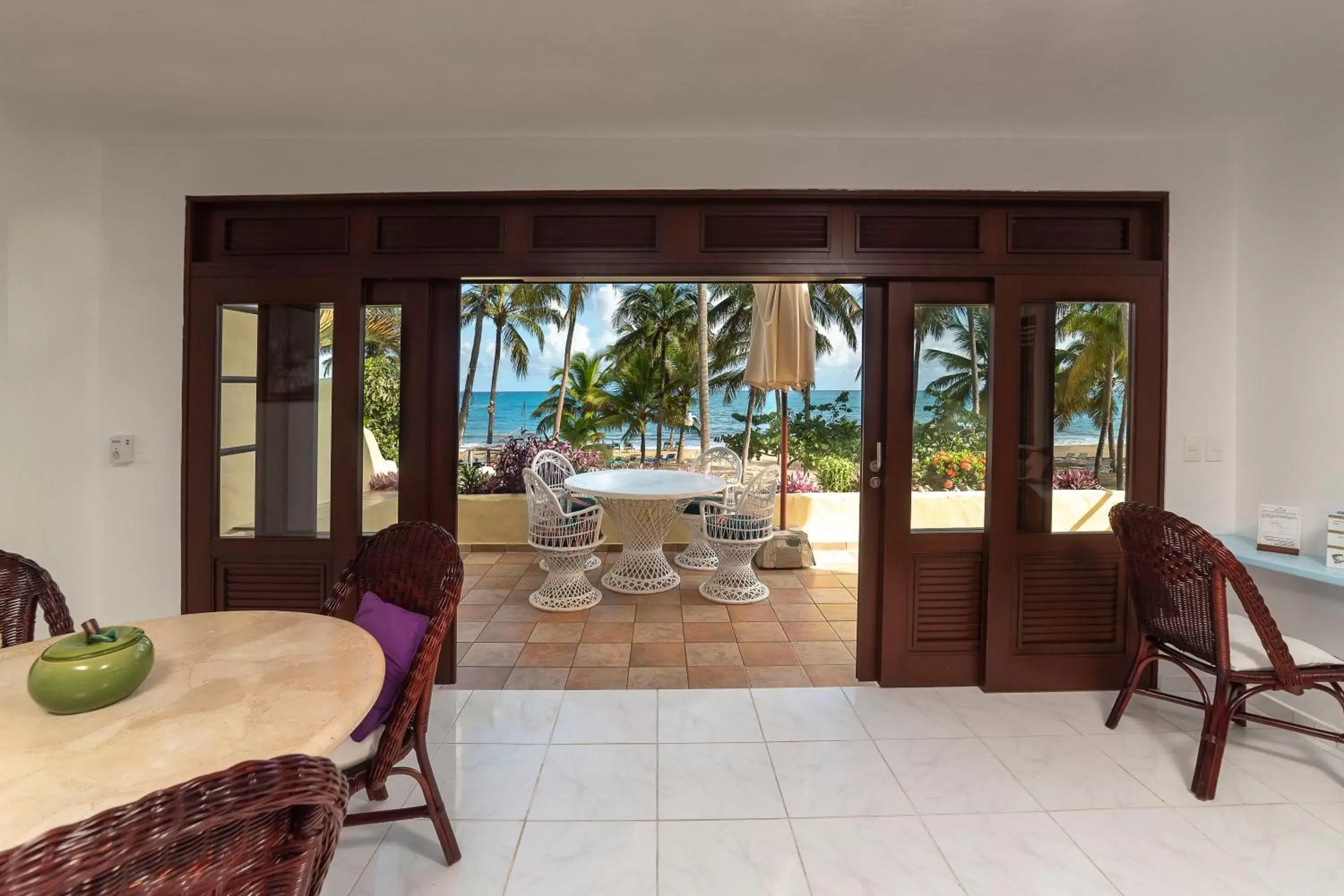 Dining Area in Cabarete Palm Beach Condos