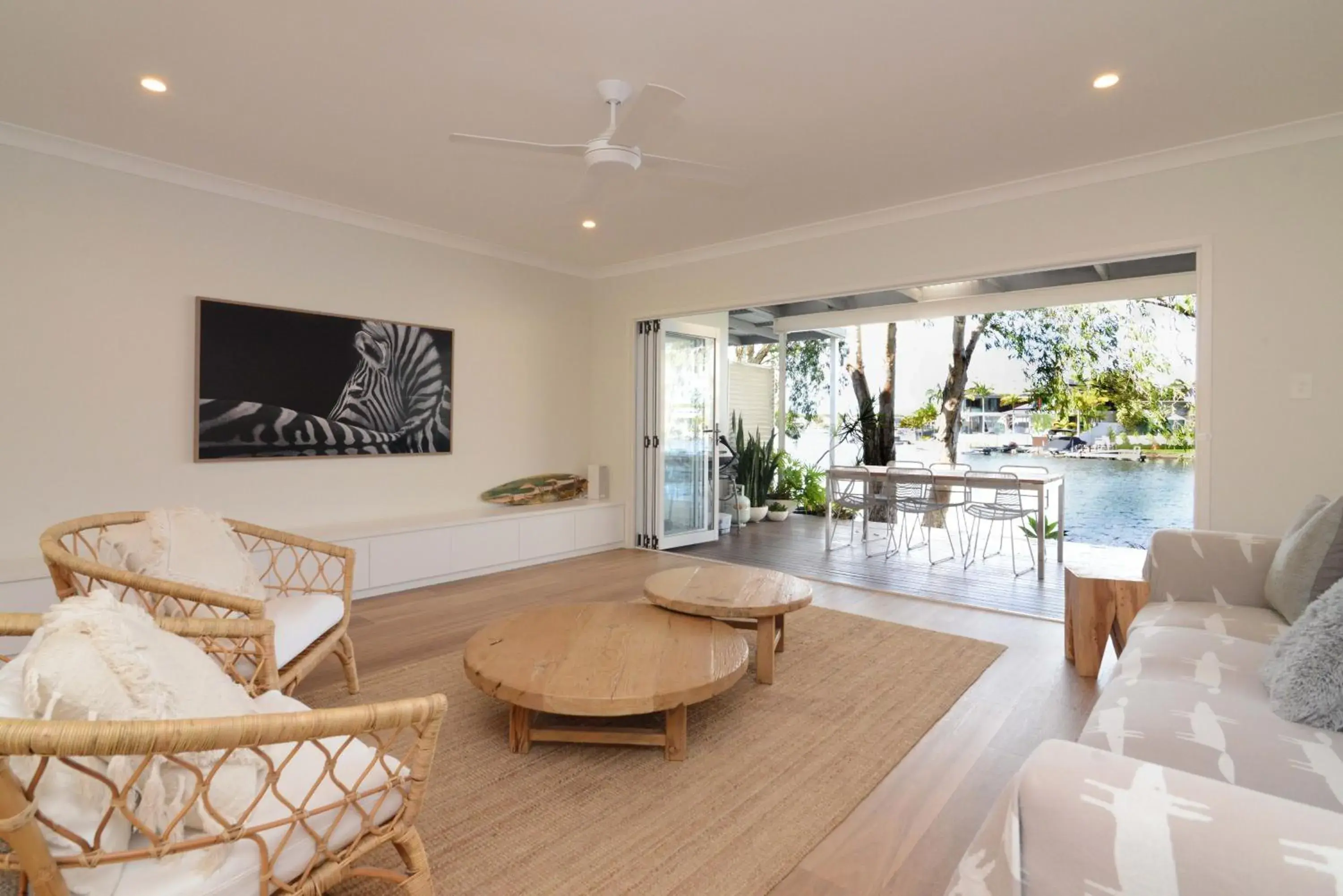 Seating Area in Noosa Entrance Waterfront Resort