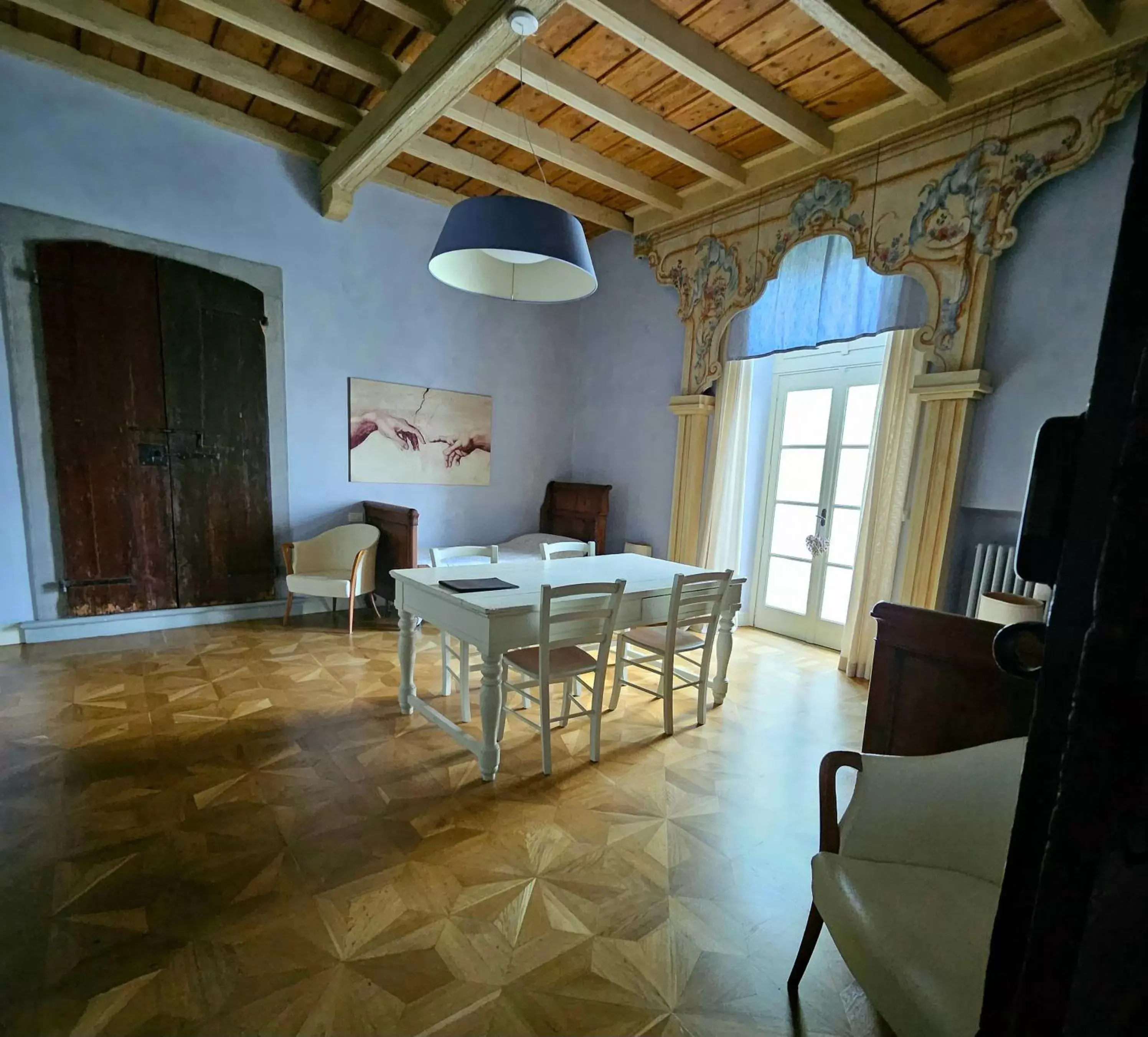 Seating area, Dining Area in B&B Dimora Delle Donnole Bergamo Alta