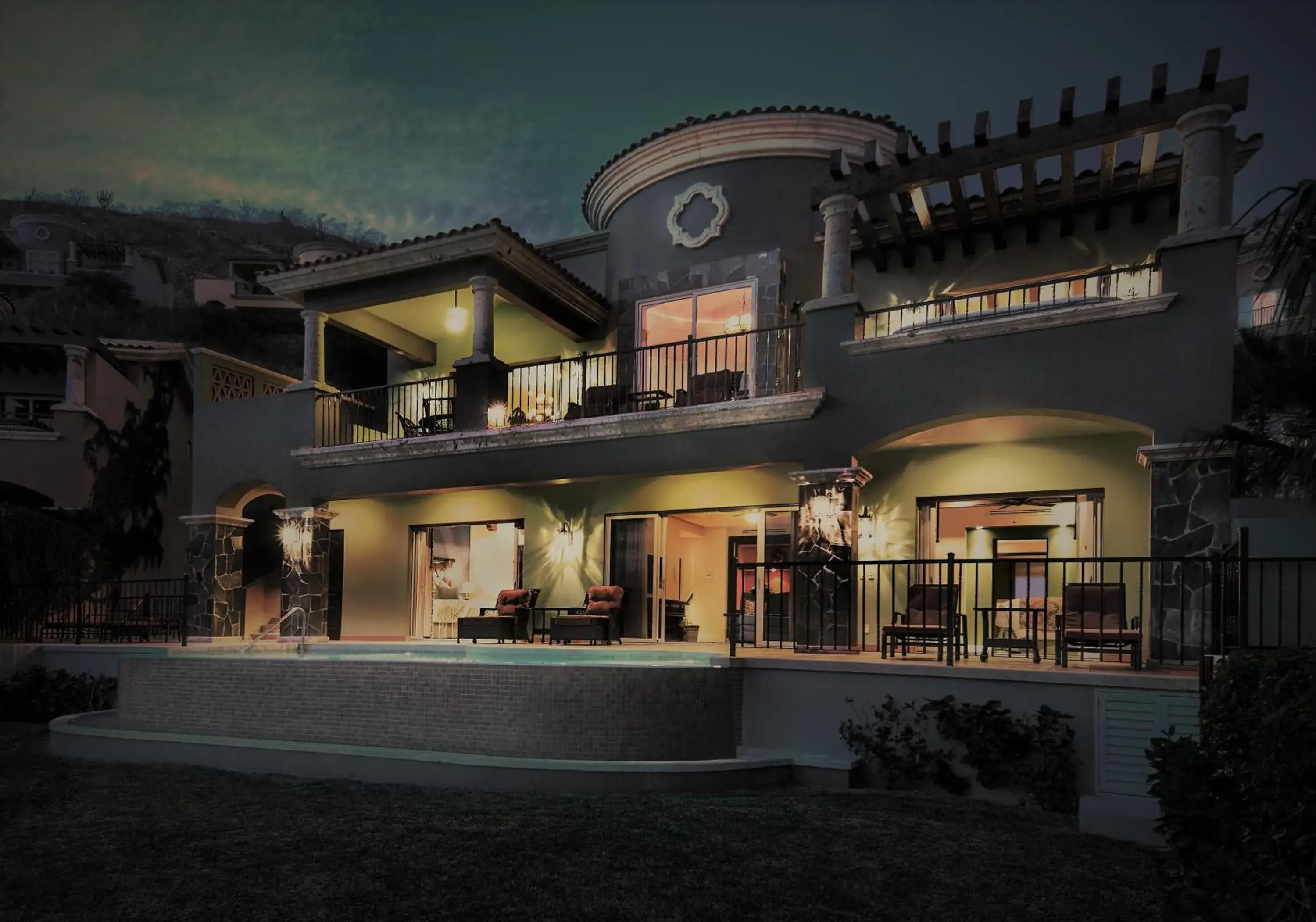 Patio, Property Building in Montecristo Villas at Quivira Los Cabos -Vacation Rentals