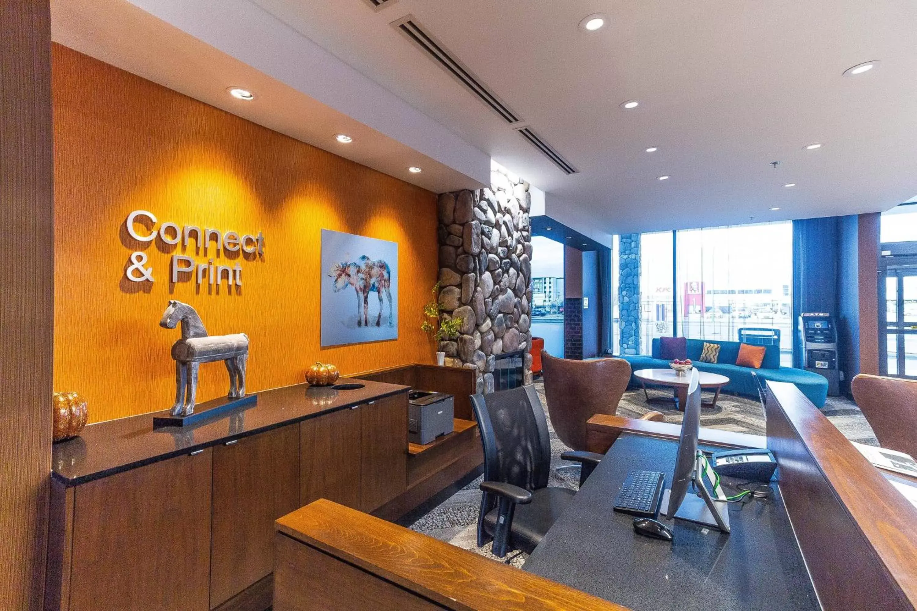 Business facilities, Lobby/Reception in Fairfield Inn & Suites by Marriott Regina