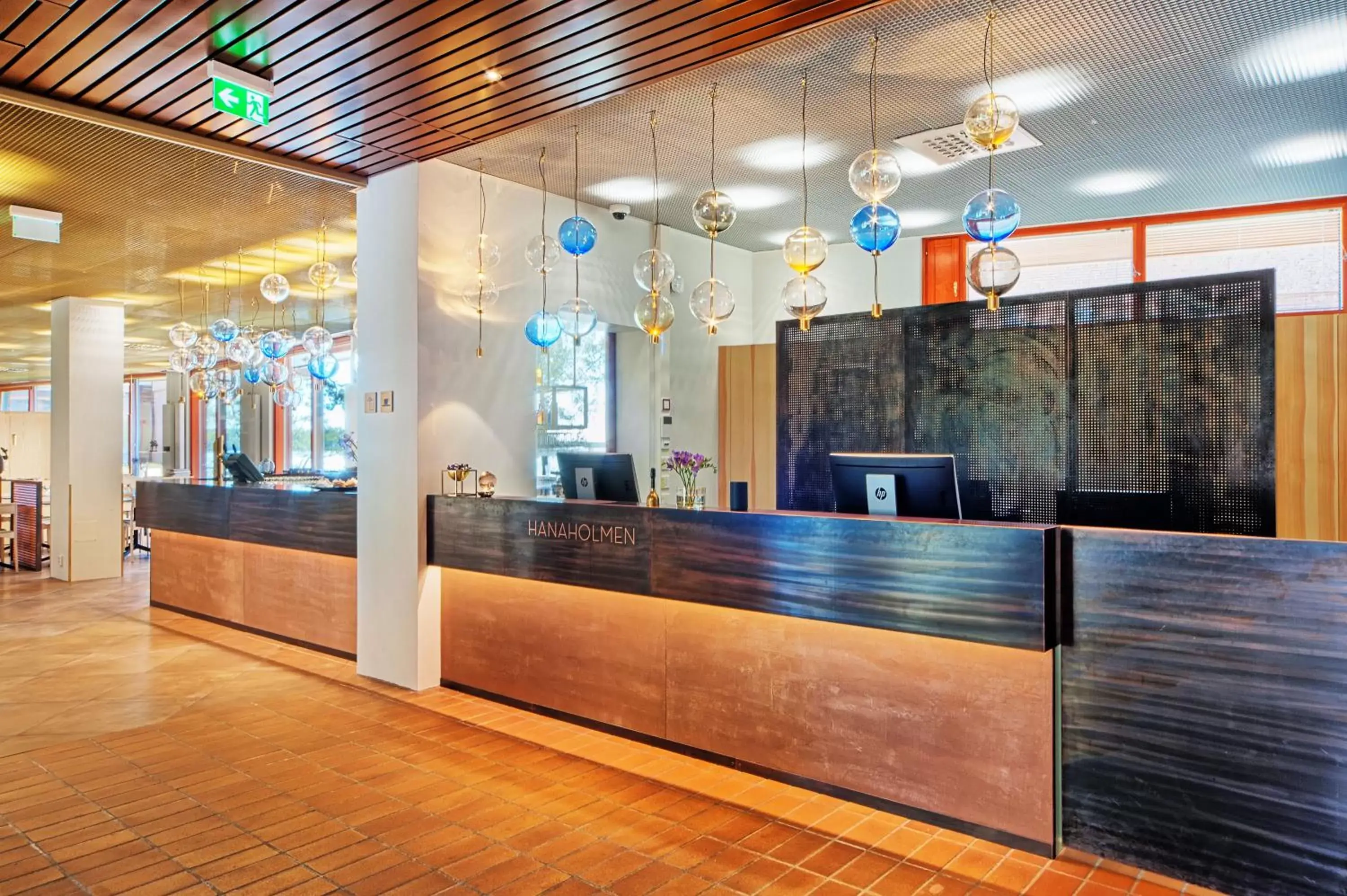 Lobby or reception in Hotel Hanasaari