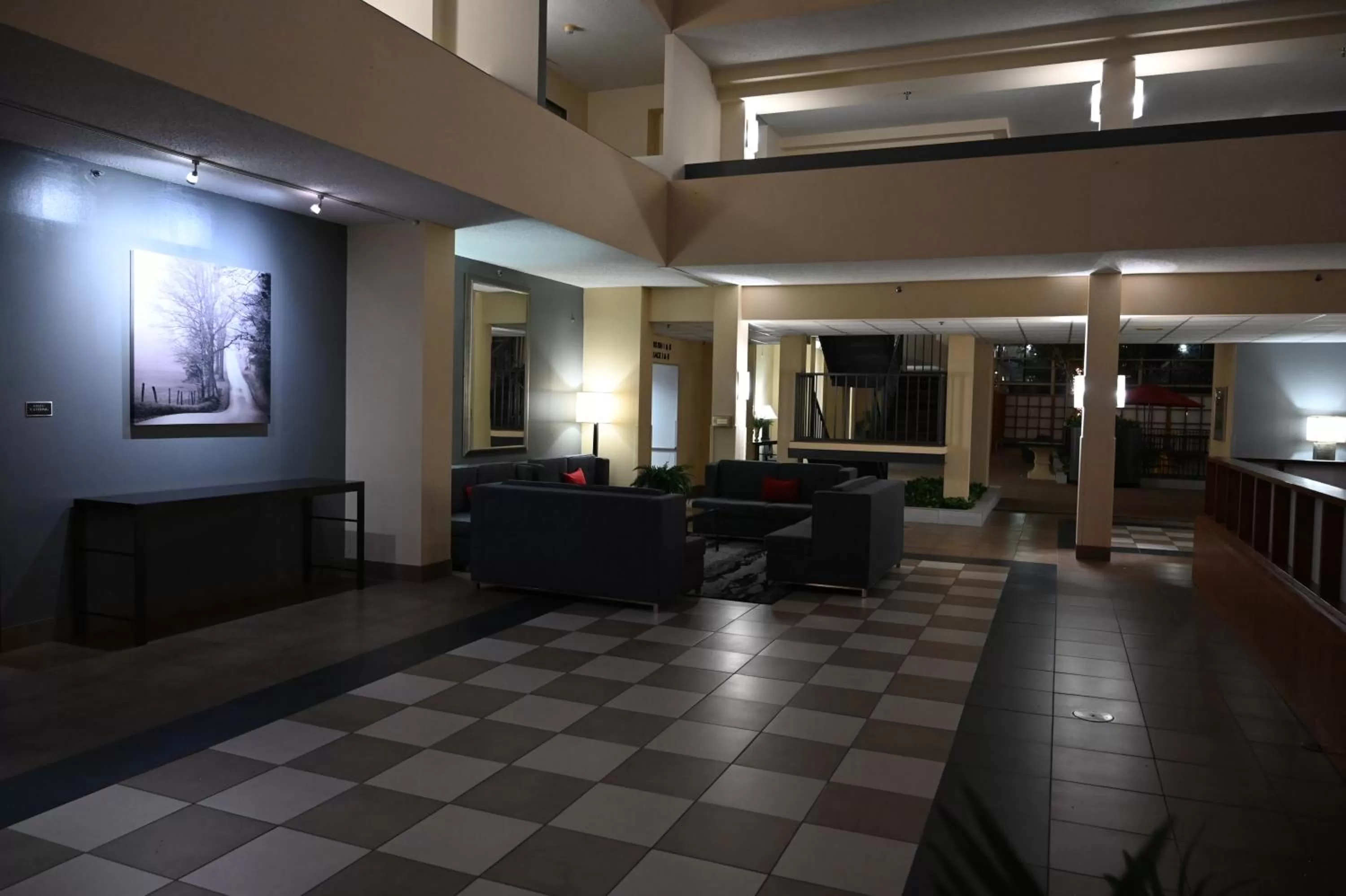 Lobby or reception in Atrium Hotel and Suites DFW Airport
