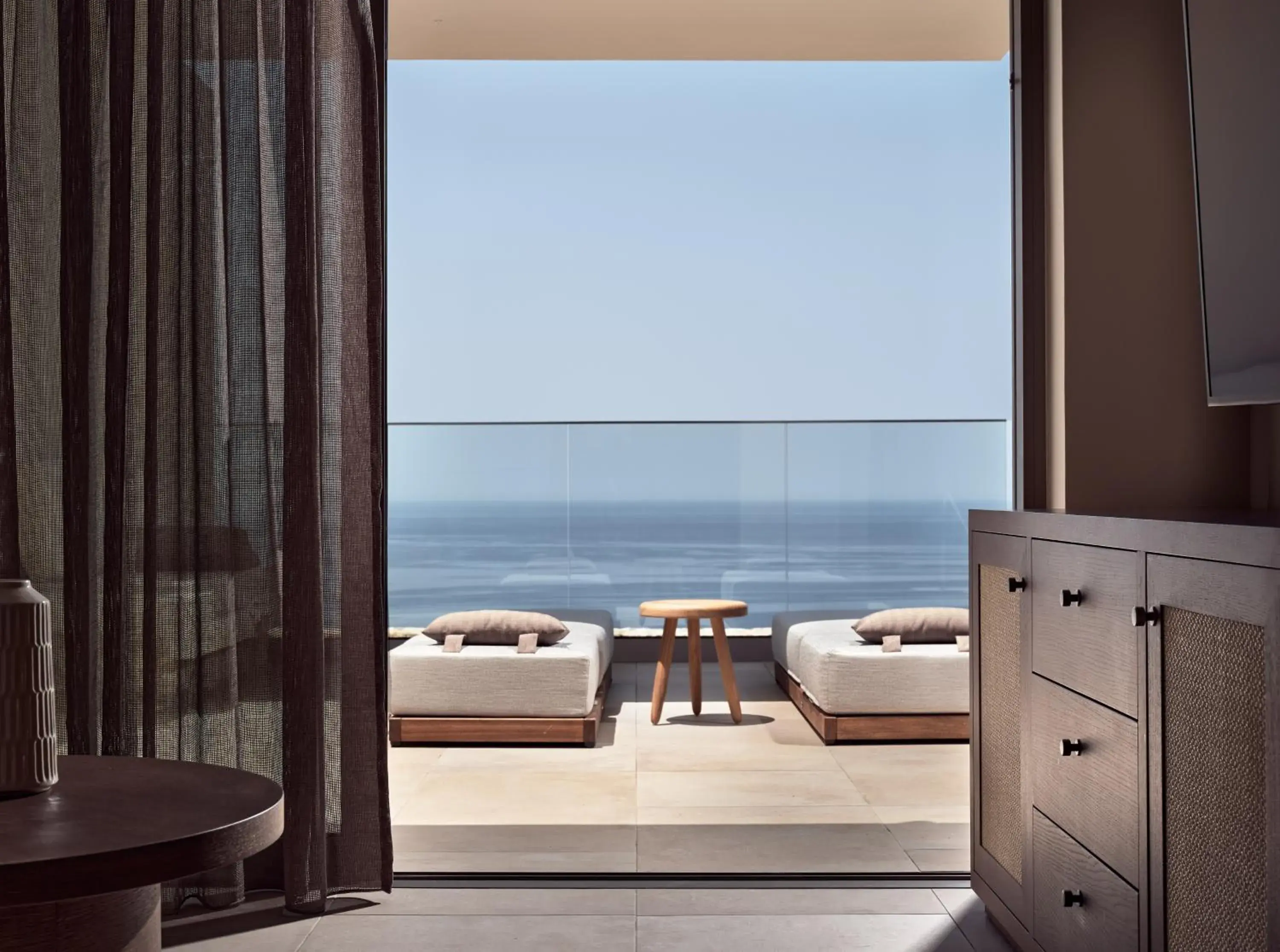 Patio, Sea View in The Royal Senses Resort Crete, Curio Collection by Hilton