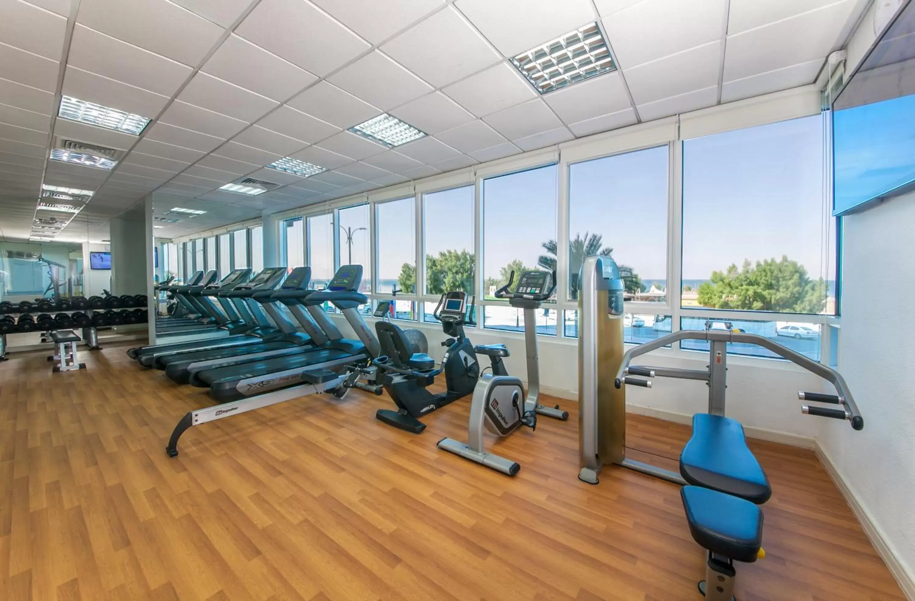 Fitness centre/facilities, Fitness Center/Facilities in Ramada by Wyndham Beach Hotel Ajman