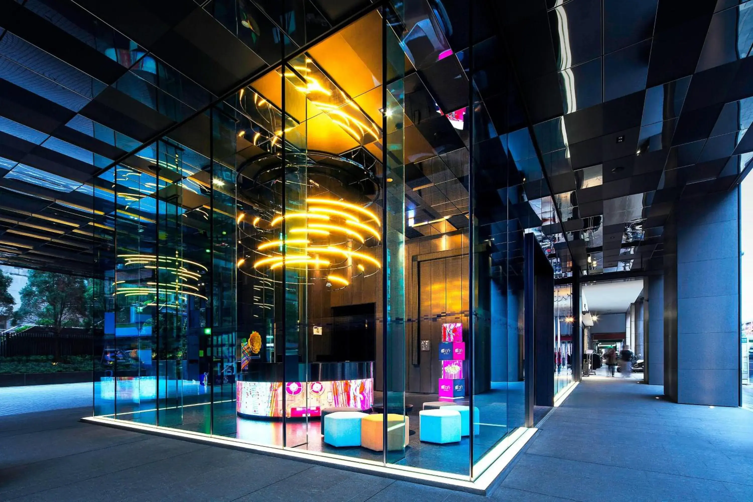 Lobby or reception in Aloft Taipei Zhongshan