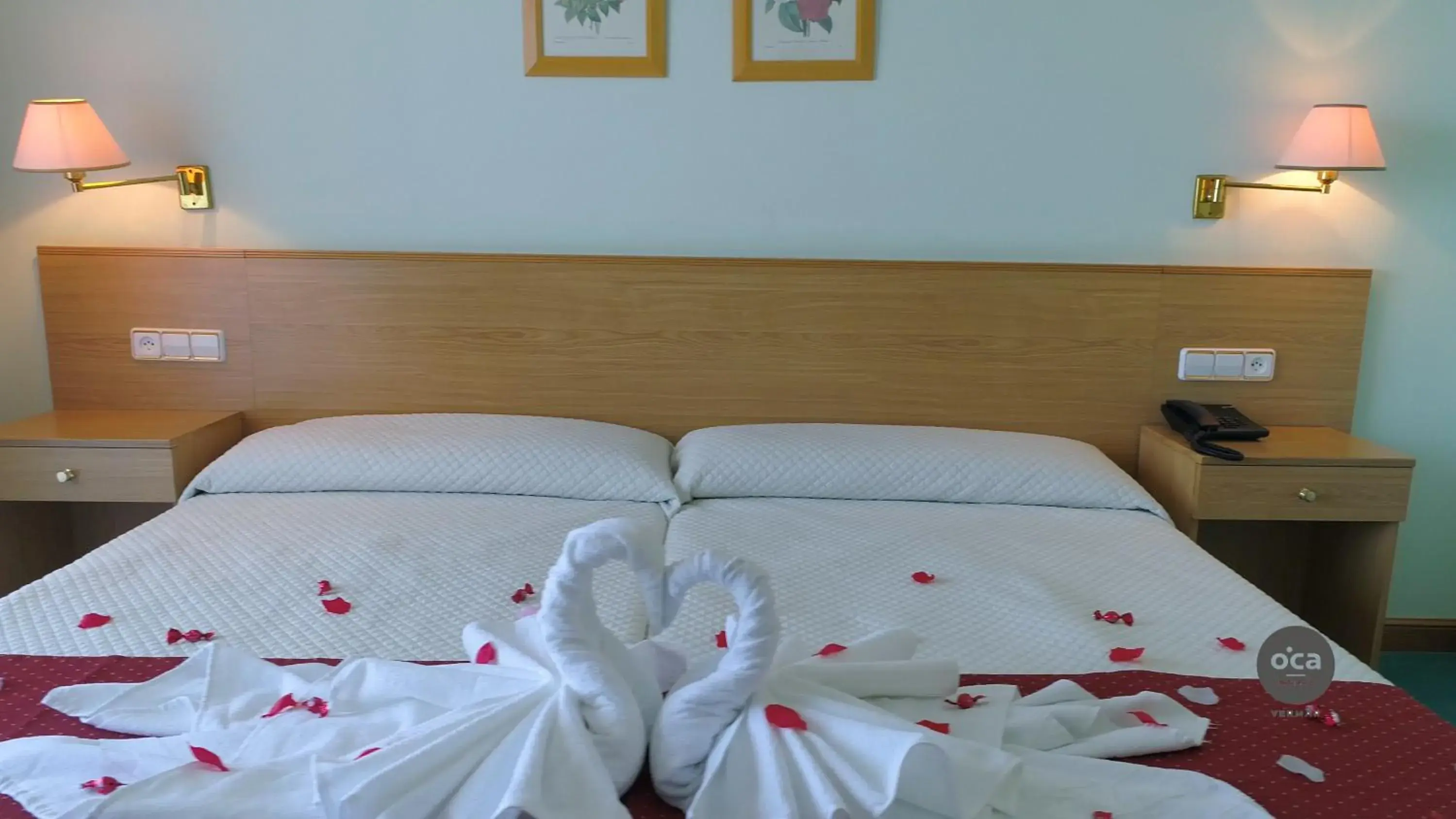 Bed in Hotel Oca Vermar